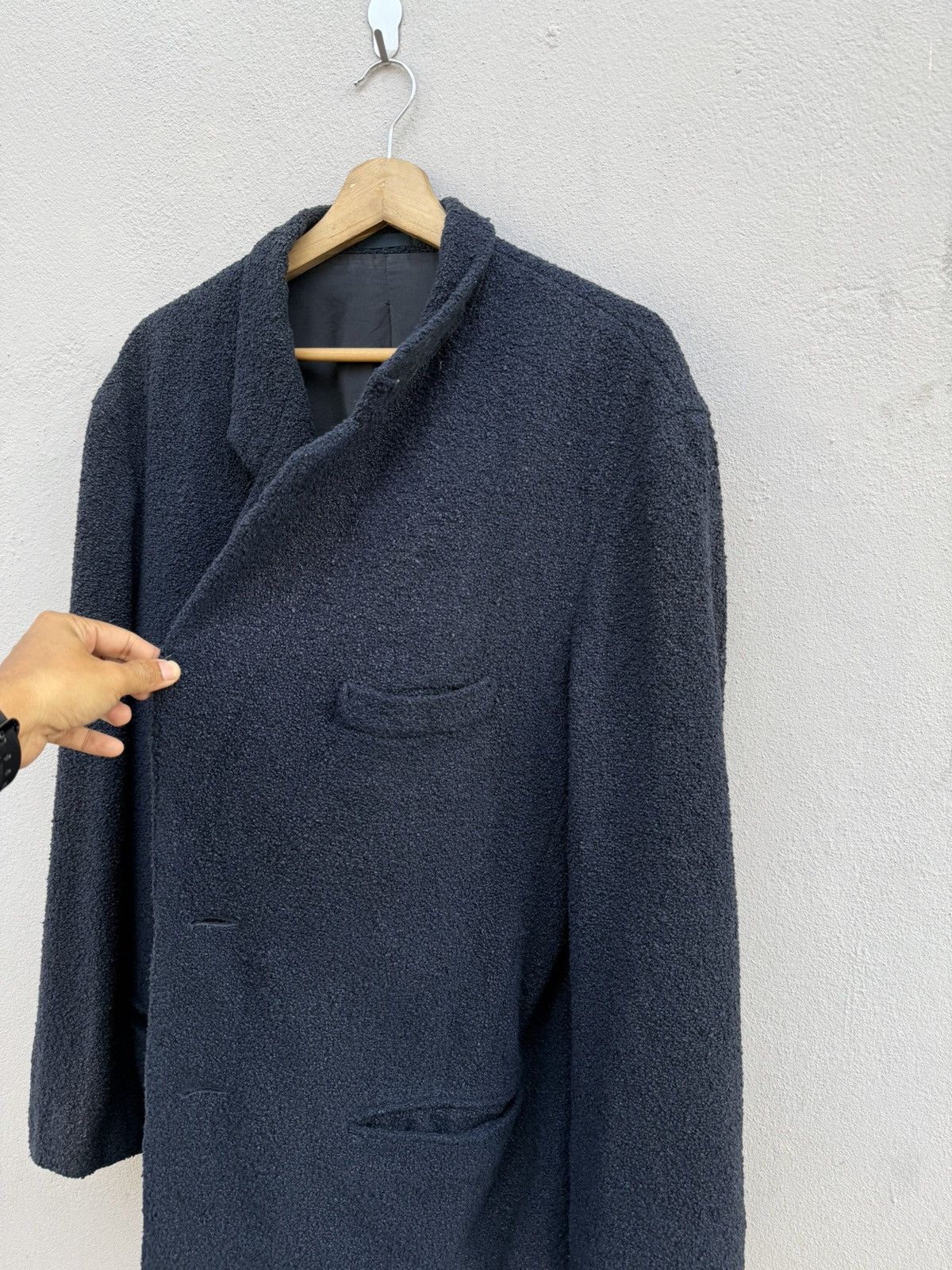 Issey Miyake 💥ARCHIVED💥 ISSEY MIYAKE MEN TOWEL WOVEN RARE PATTERN BLAZER Size 48L - 8 Thumbnail