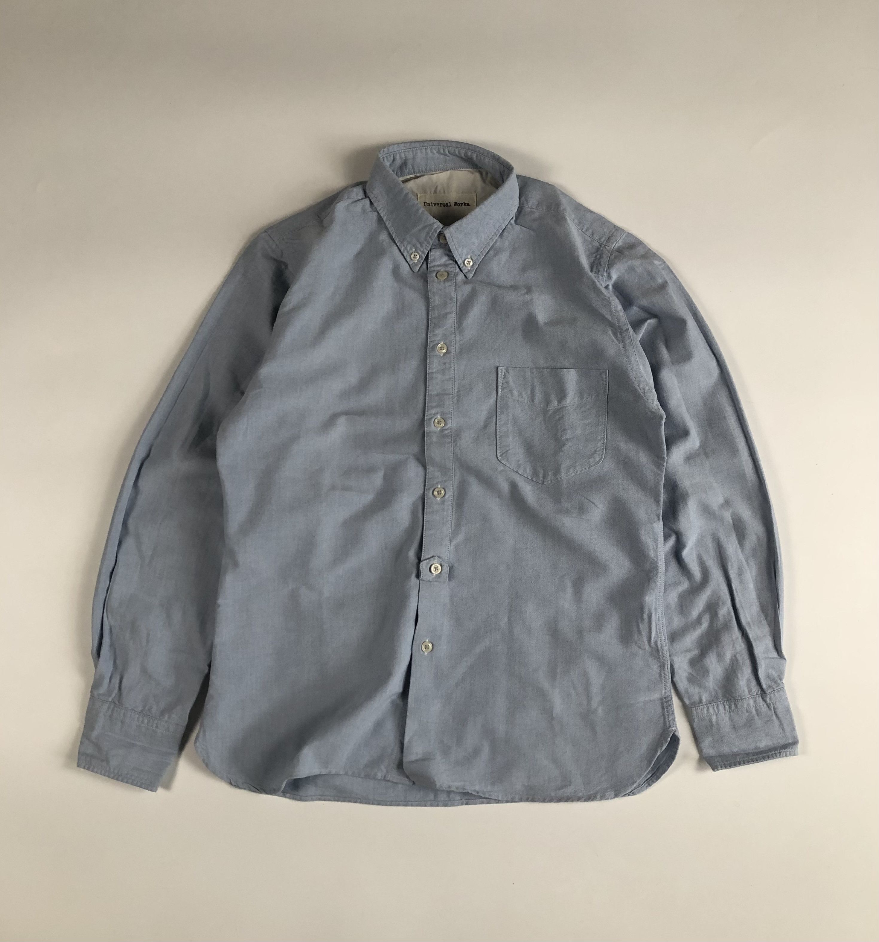 Universal Works Universal Works Everyday Blue Oxford Cotton Shirt Size US S / EU 44-46 / 1 - 4 Thumbnail