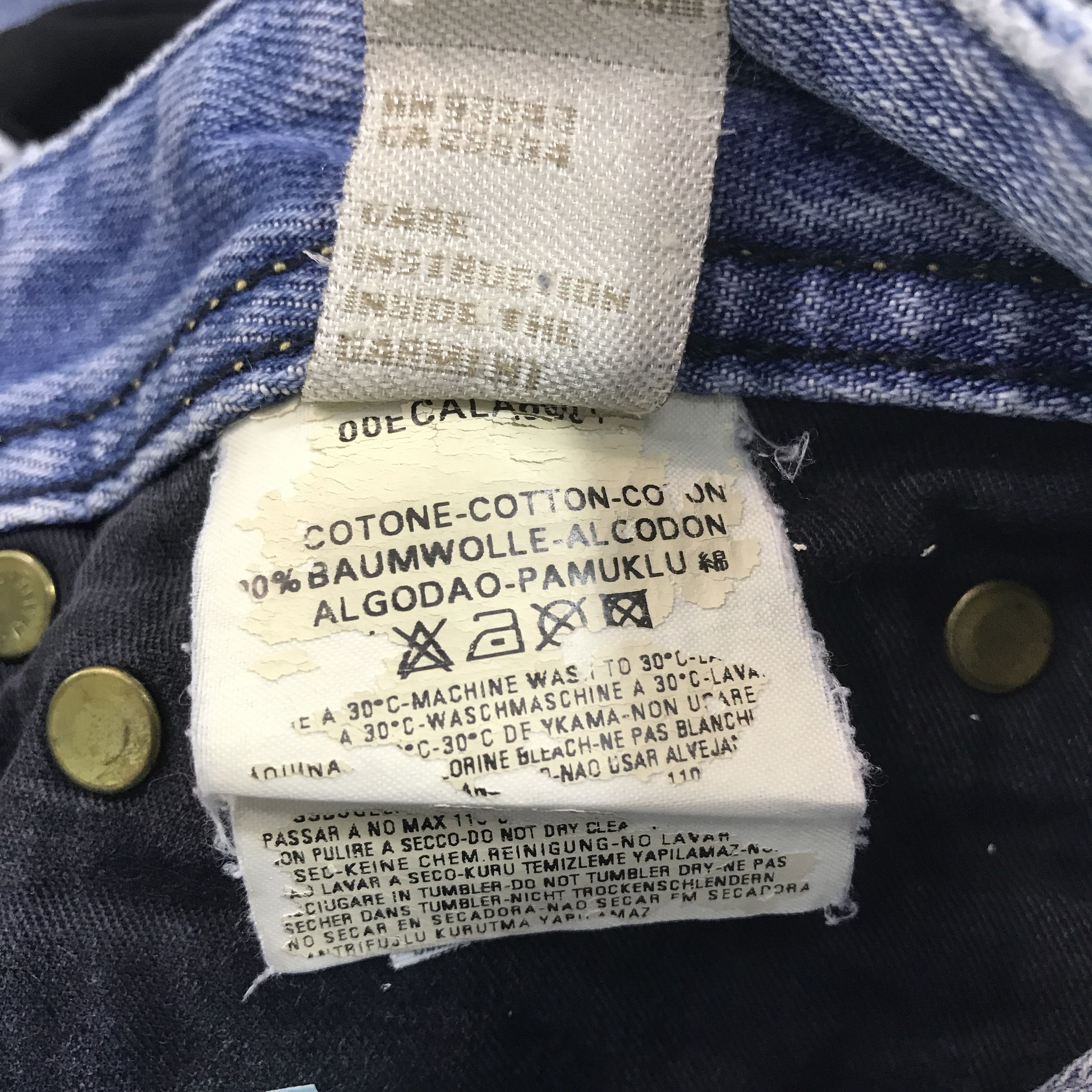Diesel Diesel industries distressed denim pants K54B16 Size US 30 / EU 46 - 16 Thumbnail