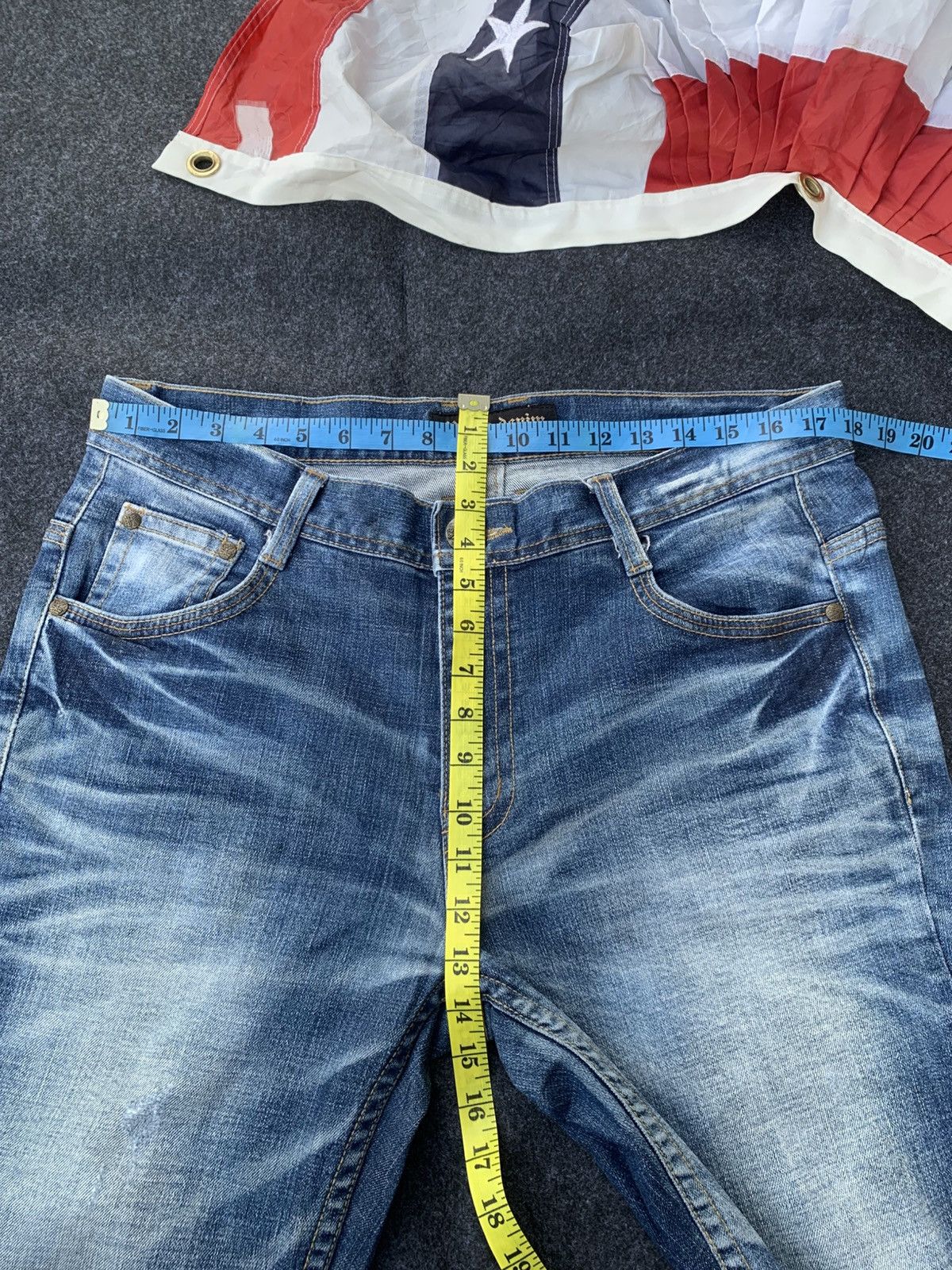 Beauty Beast Pasta Denim big cross like chrome hearts style Size US 35 - 10 Thumbnail