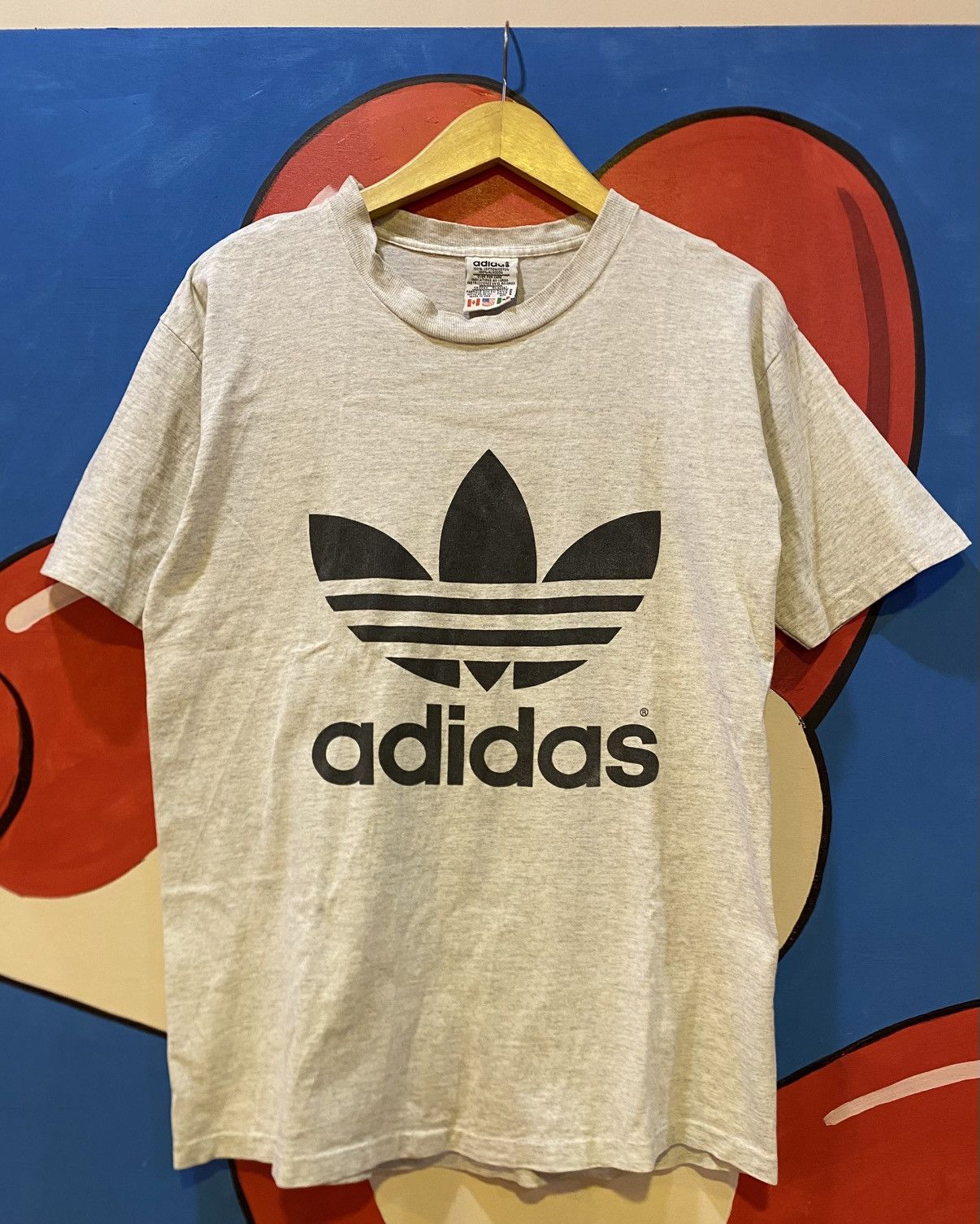 Adidas VINTAGE ADIDAS DOUBLE SIDED LOGO TREFOIL TEE Size US M / EU 48-50 / 2 - 1 Thumbnail