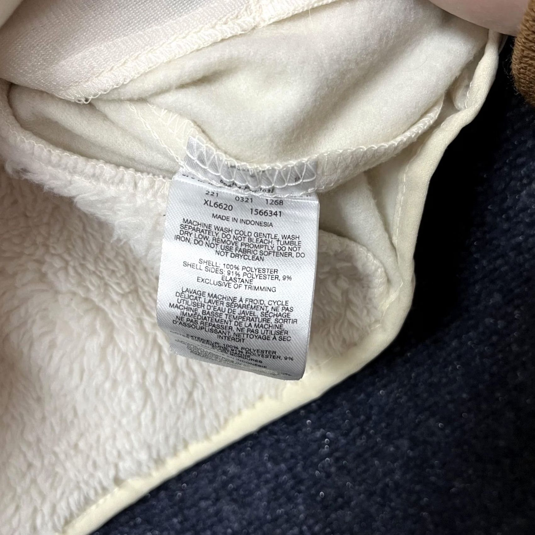 Vintage Columbia Jacket Womens Small White Sherpa Fleece Full Zip Stand Collar Cozy Size S / US 4 / IT 40 - 4 Thumbnail