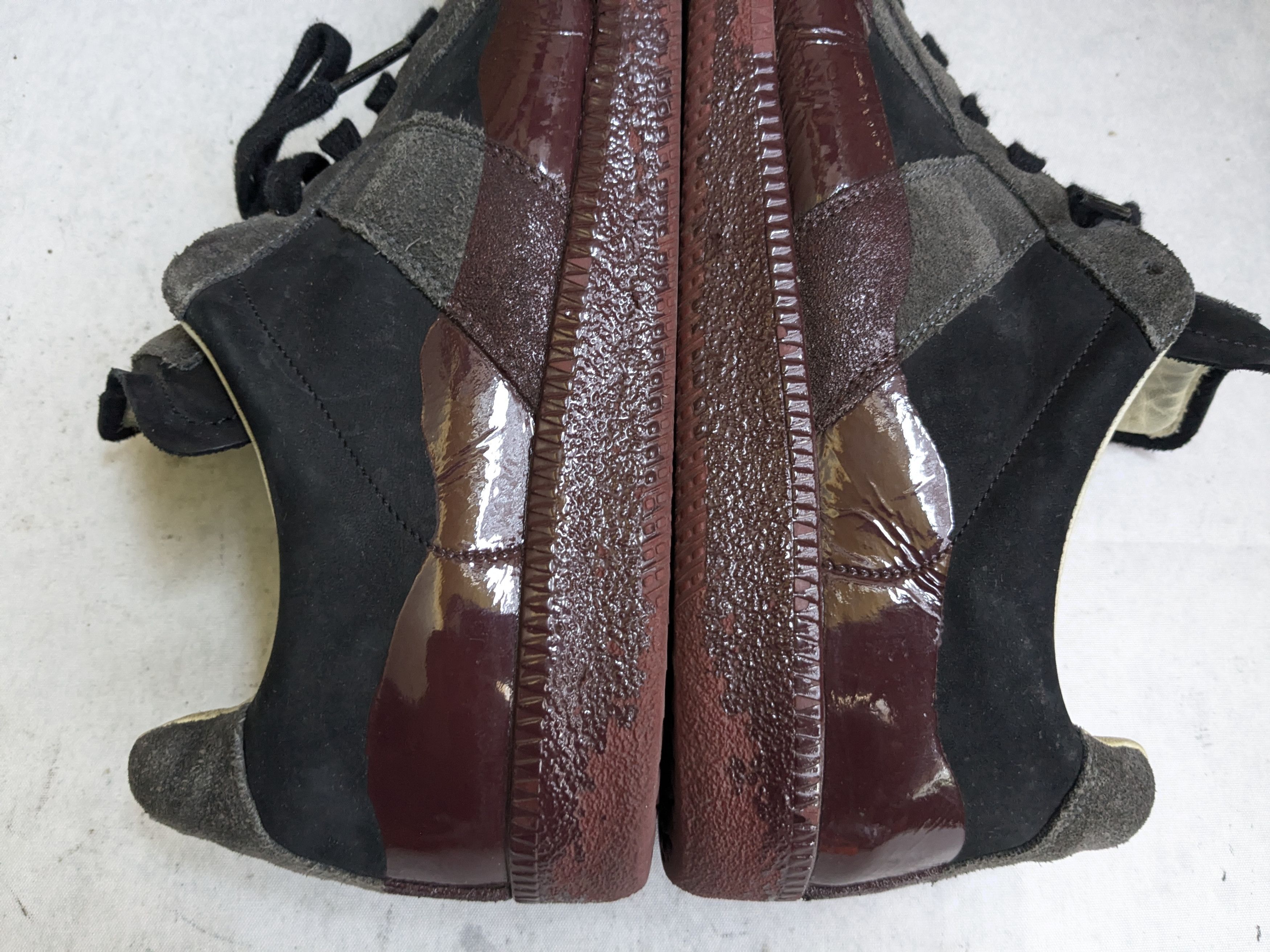 Maison Margiela Maison Margiela Replica Sneakers 11 44 Gray Black Burgundy Size US 11 / EU 44 - 11 Thumbnail