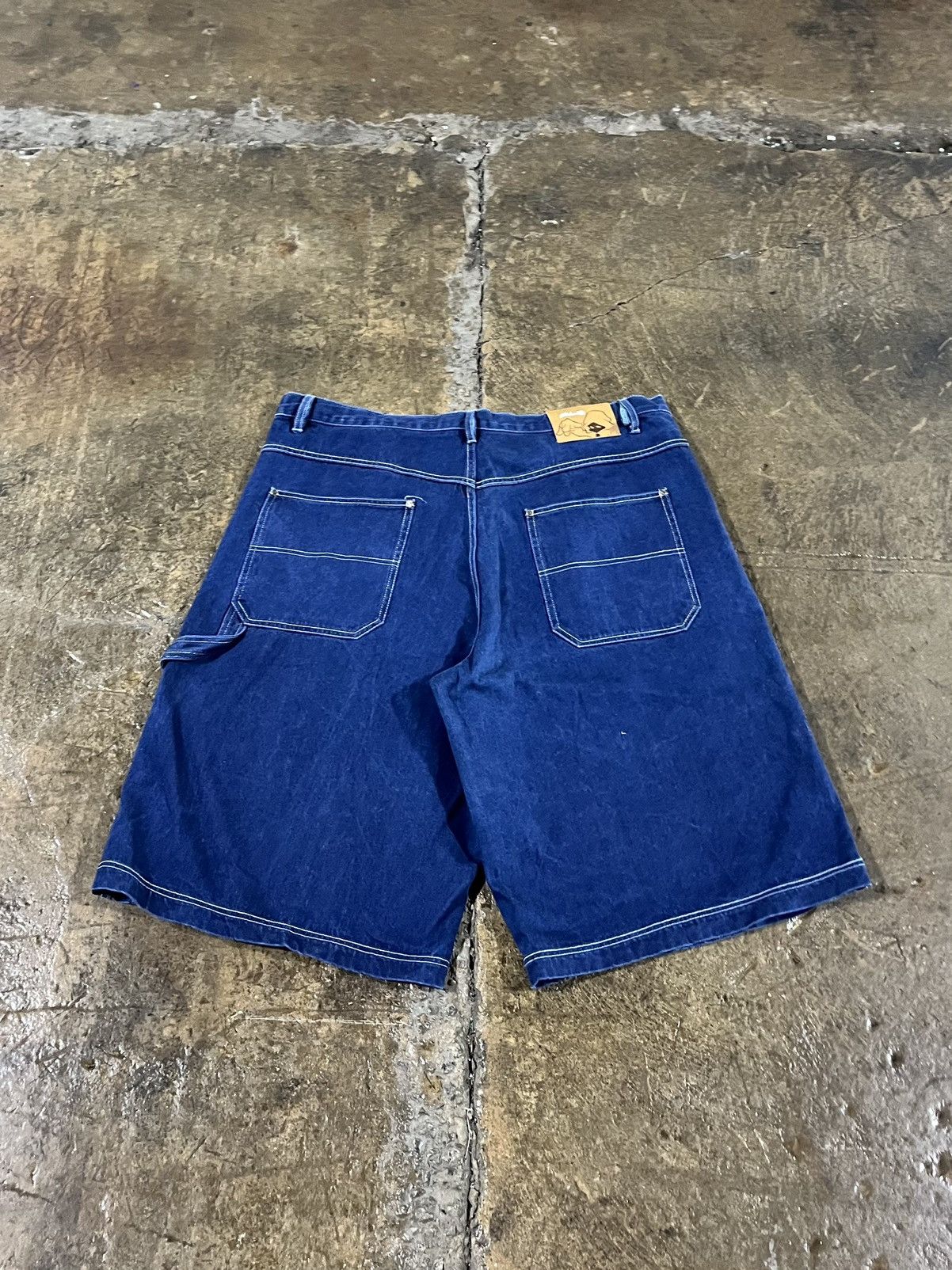 JNCO Crazy Y2K Shadow Boy Baggy Jorts Carpenter Skater Shorts Size US 38 / EU 54 - 2 Thumbnail