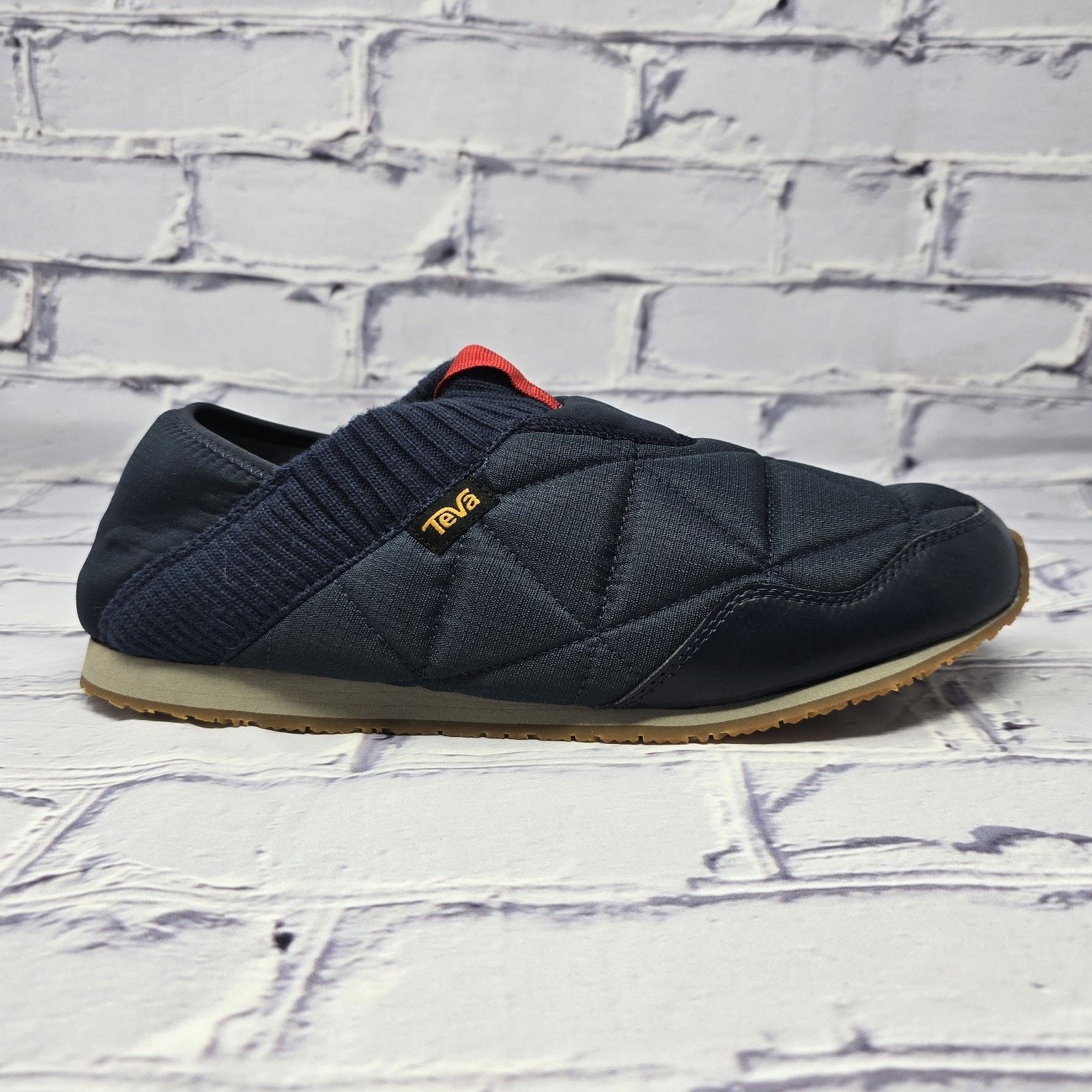 Teva TEVA ReEmber Moc Eclipse Mens 12 Navy Quilted Slip On Shoes Size US 12 / EU 45 - 7 Thumbnail