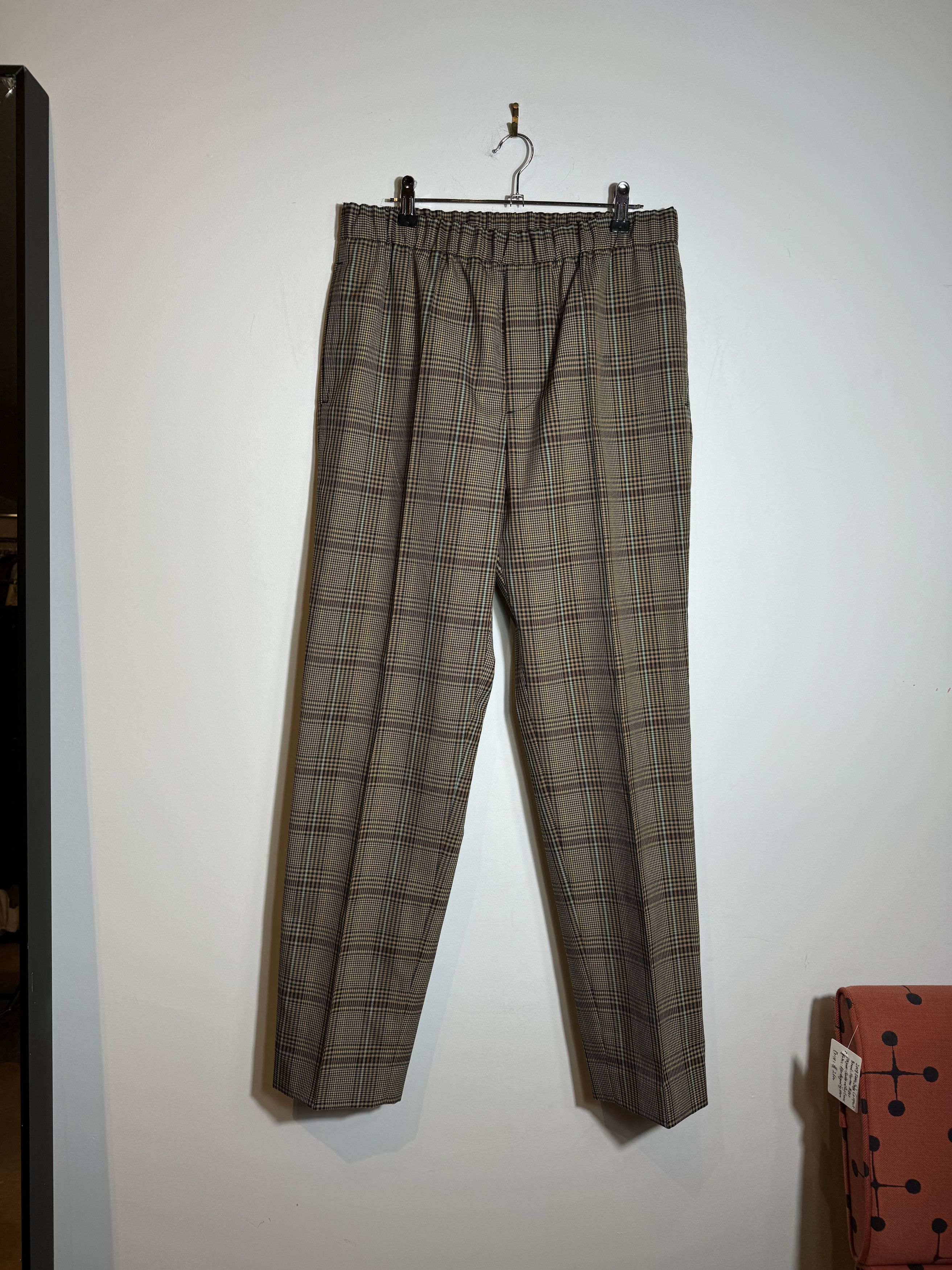 Helmut Lang Helmut Lang Wool Blend Straight Plaid Pants Size L Size US 33 - 2 Thumbnail