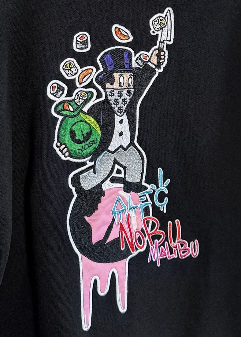 Alec Monopoly Alec Monopoly Nobu Malibu Black Hoodie Size US XL / EU 56 / 4 - 5 Thumbnail
