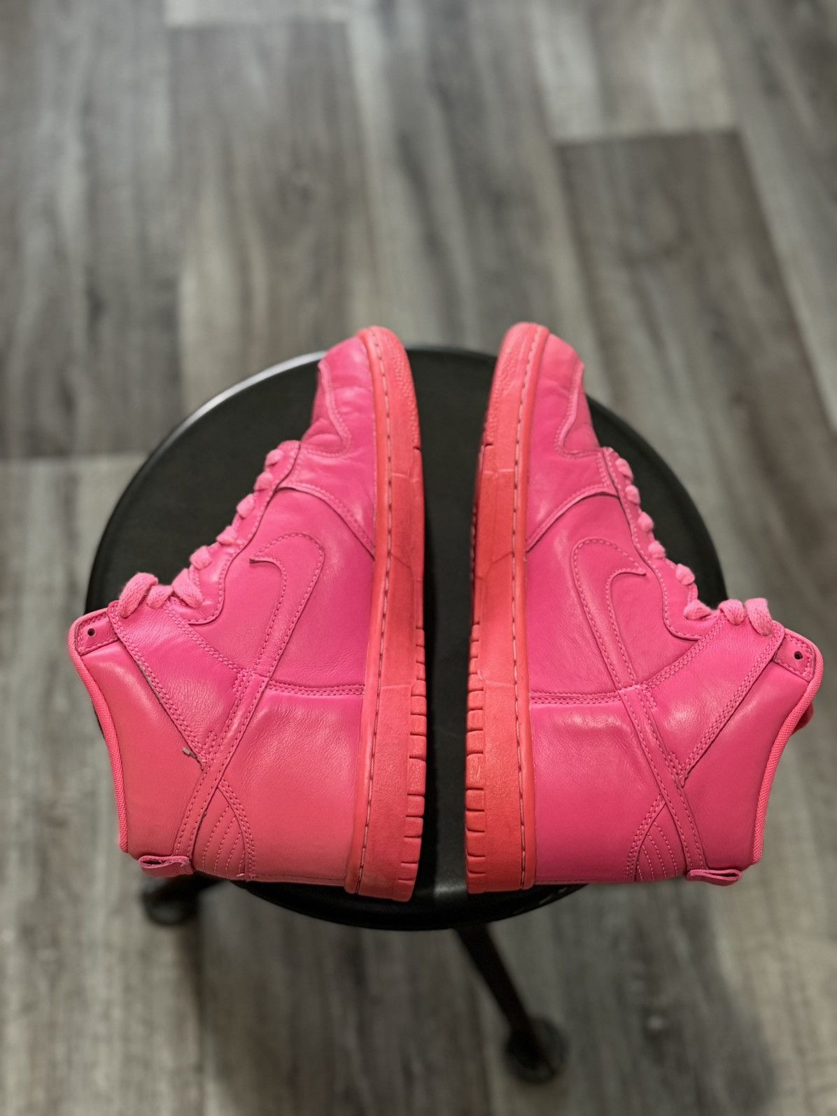 Nike VINTAGE NIKE DUNK 1958 LEATHER SNEAKERS HIGH-TOP WOOMEN’S Size US 9 / IT 39 - 16 Thumbnail