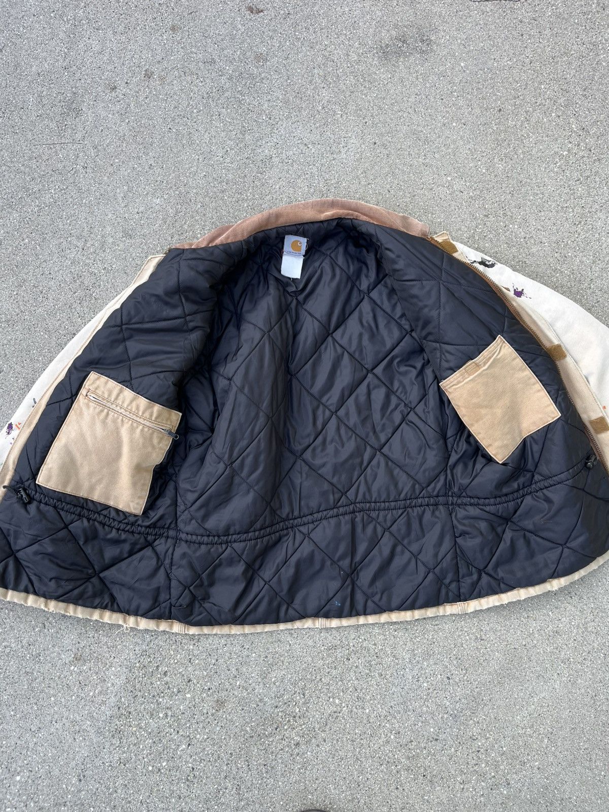 Carhartt Vintage Custom Carhartt Quilt Insulated Jacket Thrashed Size US L / EU 52-54 / 3 - 11 Thumbnail