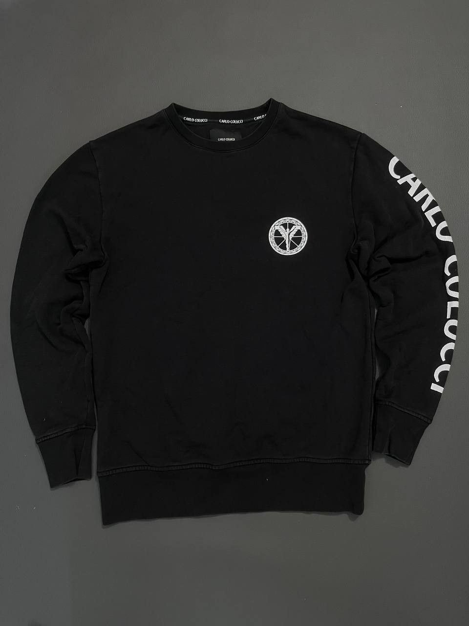 Carlo Colucci × Designer × Vintage Carlo Colucci Sweatshirt Basic Line Black Size US M / EU 48-50 / 2 - 6 Thumbnail
