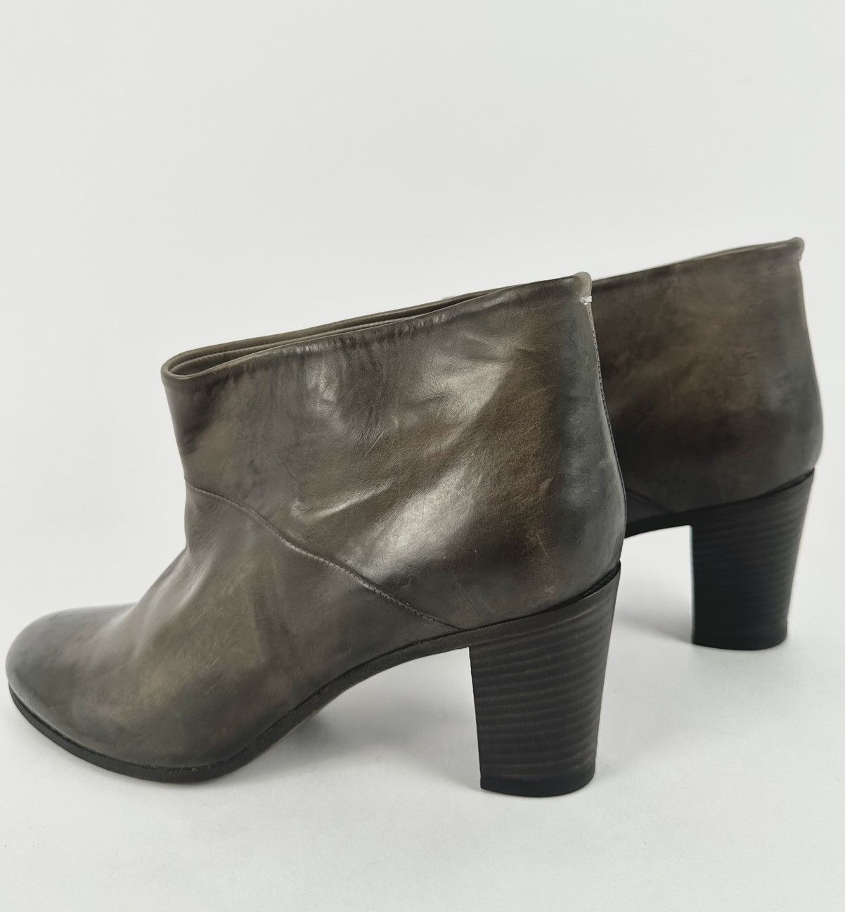 Maison Margiela Maison Margiela - Line 22 - Ankle Leather Boots Size US 7 / IT 37 - 5 Thumbnail