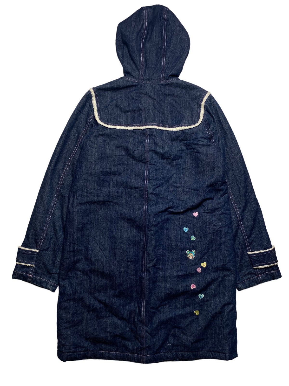 Angel Blue 2000s Mezzo Piano - Long Denim Jacket Size US L / EU 52-54 / 3 - 2 Thumbnail