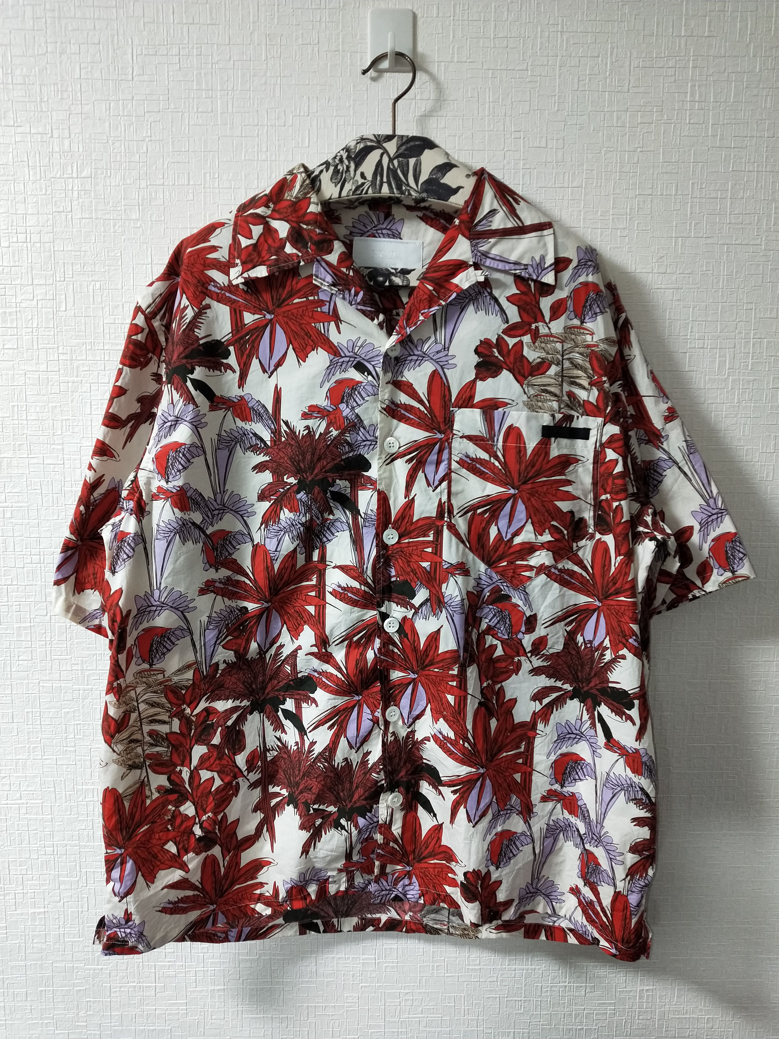 Prada Floral Print Shirt Size US L / EU 52-54 / 3 - 1 Thumbnail