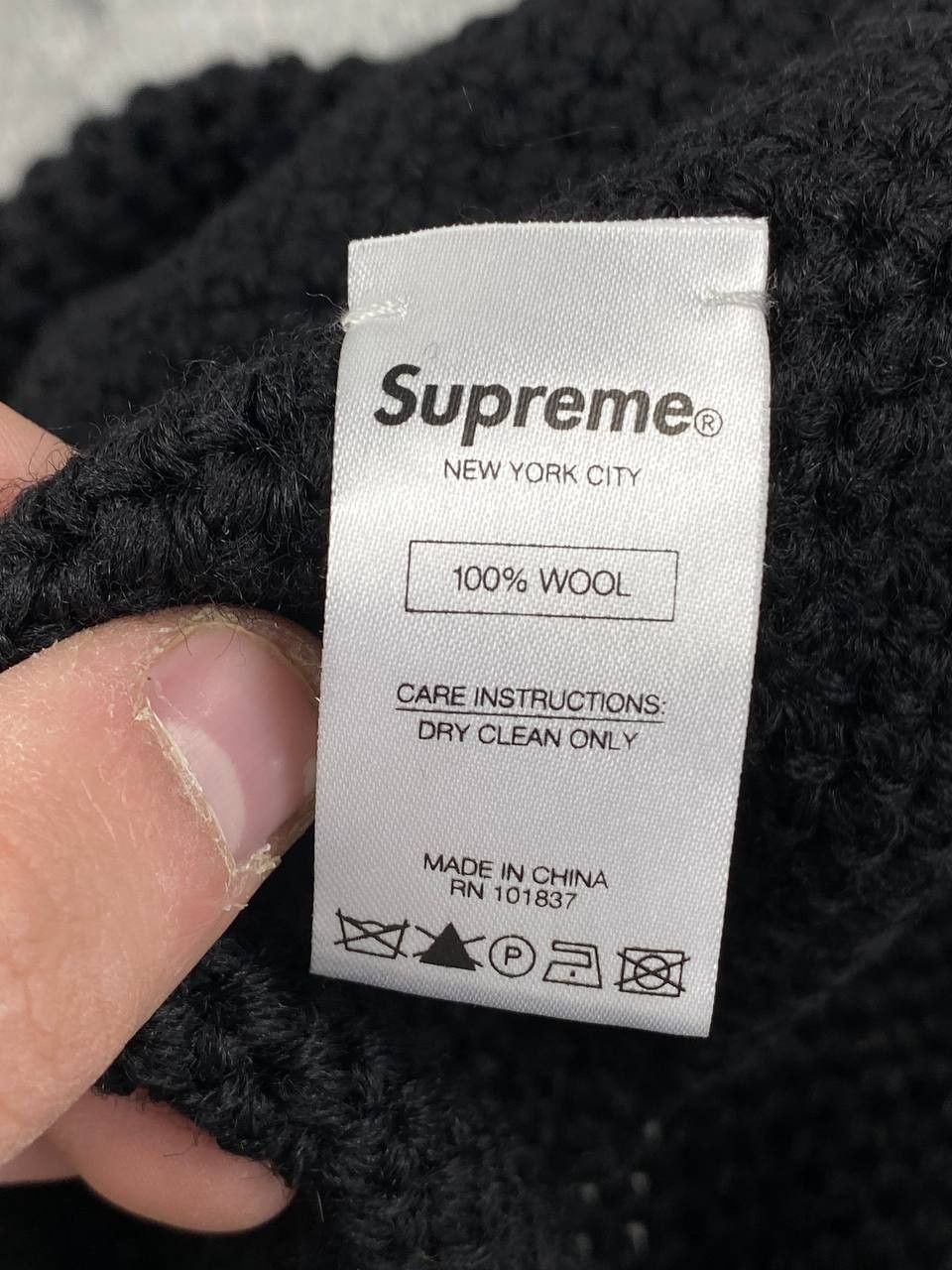 Supreme Supreme Script Logo Beanie Size ONE SIZE - 4 Thumbnail