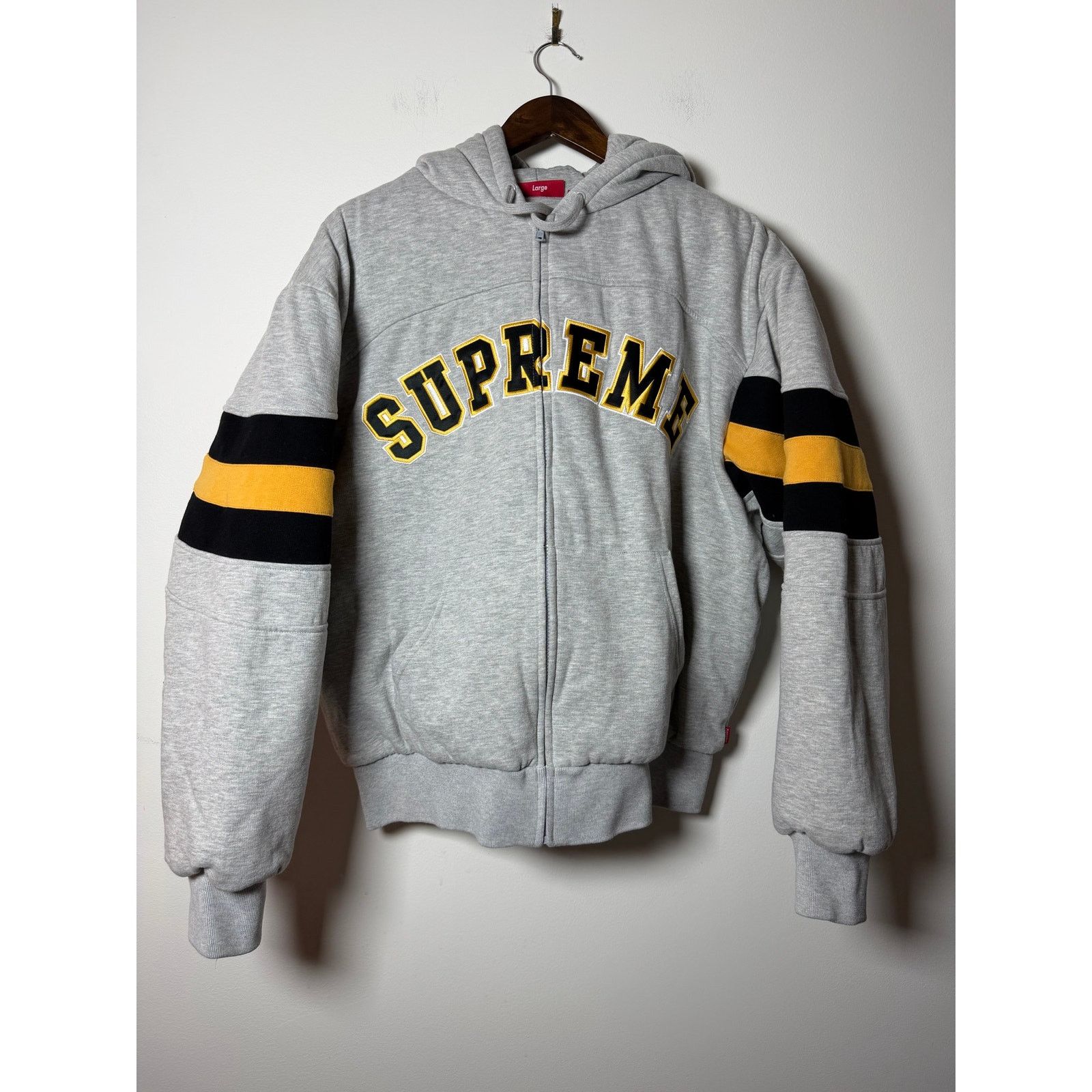 Supreme × Thrasher Supreme Thrasher Zip up Hooded Sweatshirt Size