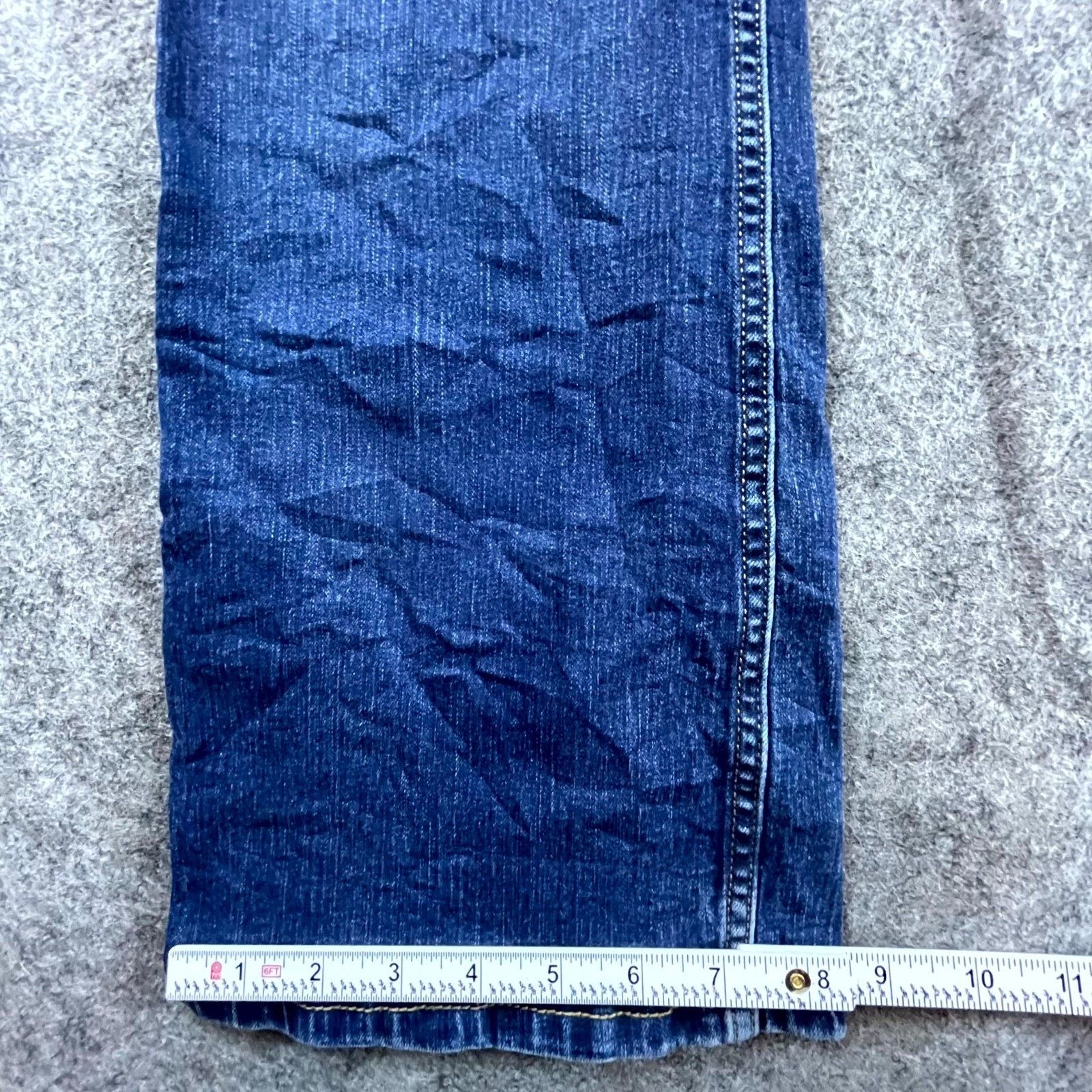 Apt. 9 Apt. 9 Jeans Womens 14 Blue Embellished Y2K Bootcut Stretch Size 36" / US 14 / IT 50 - 6 Thumbnail