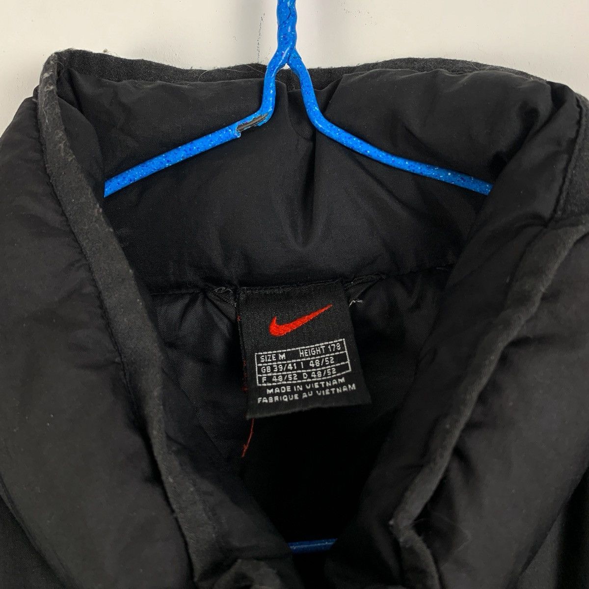 Vintage NIKE 90s VINTAGE DOWN PUFFER NYLON JACKET BIG SWOOSH DRILL Size US L / EU 52-54 / 3 - 12 Thumbnail