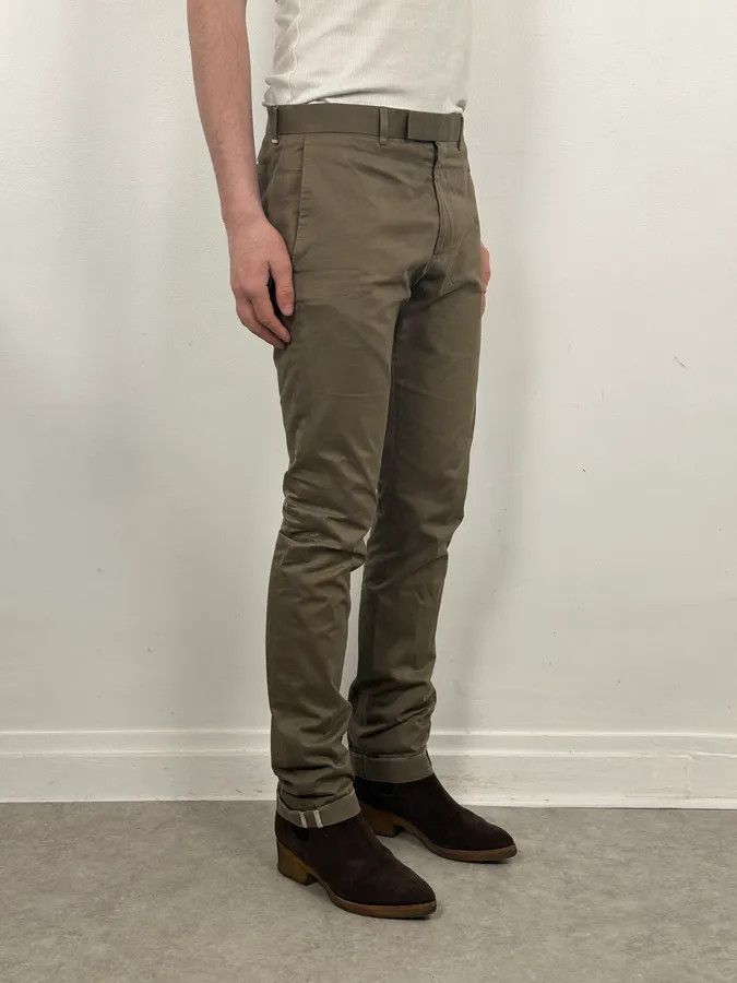 Dior SS2003 Dior Homme Green Classy Tailored Pants by Hedi Slimane Size US 32 / EU 48 - 3 Thumbnail