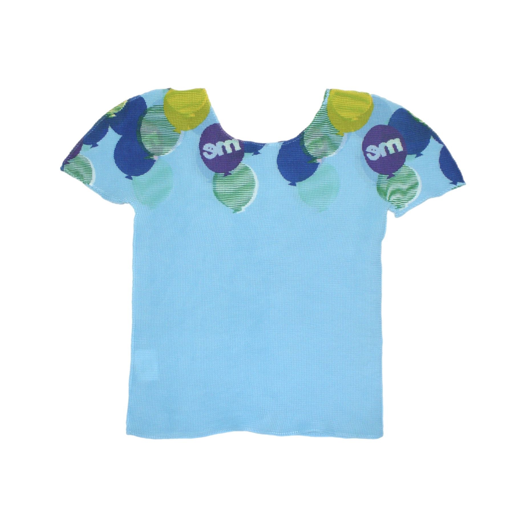 Issey Miyake Issey Miyake Me blue short-sleeve top Size ONE SIZE - 6 Thumbnail