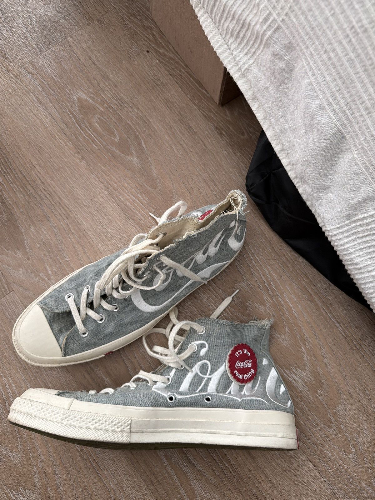 Coca Cola × Converse × Kith Kith converse cocacola chuck taylor denim Size US 13 / EU 46 - 6 Thumbnail