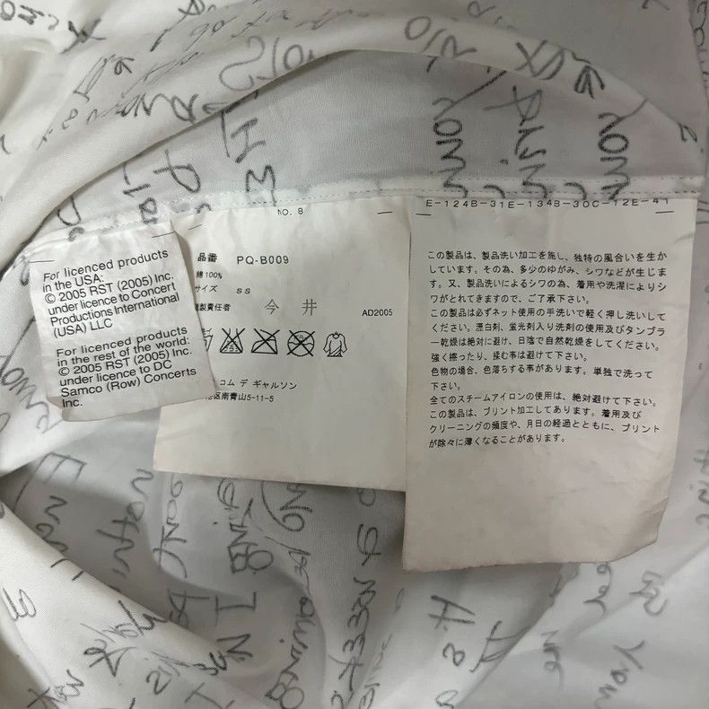 Comme des Garcons COMME des Garcons HOMME PLUS 05ss poetry short-sleeved shir Size US XS / EU 42 / 0 - 3 Thumbnail