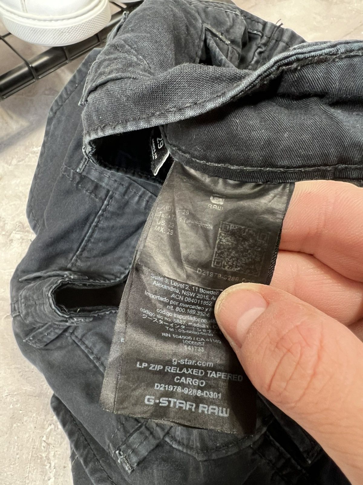 Carhartt Vintage G Star Raw Distressed Zip Cargo Pants Size US 29 - 10 Thumbnail