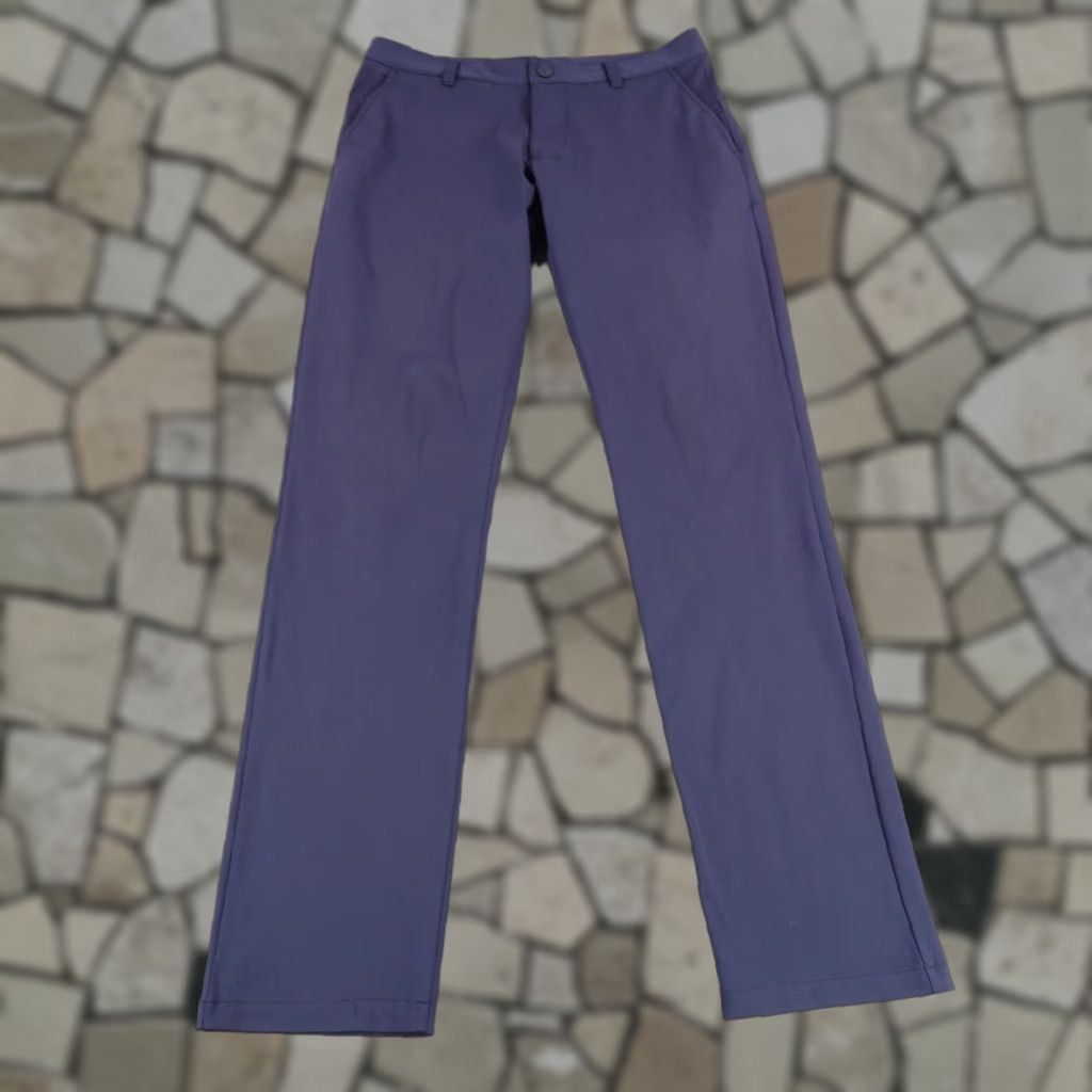 Rhone Rhone Pants Mens 31 Blue Commuter Slim Fit Straight Chino Performance Flex Size US 31 - 1 Thumbnail