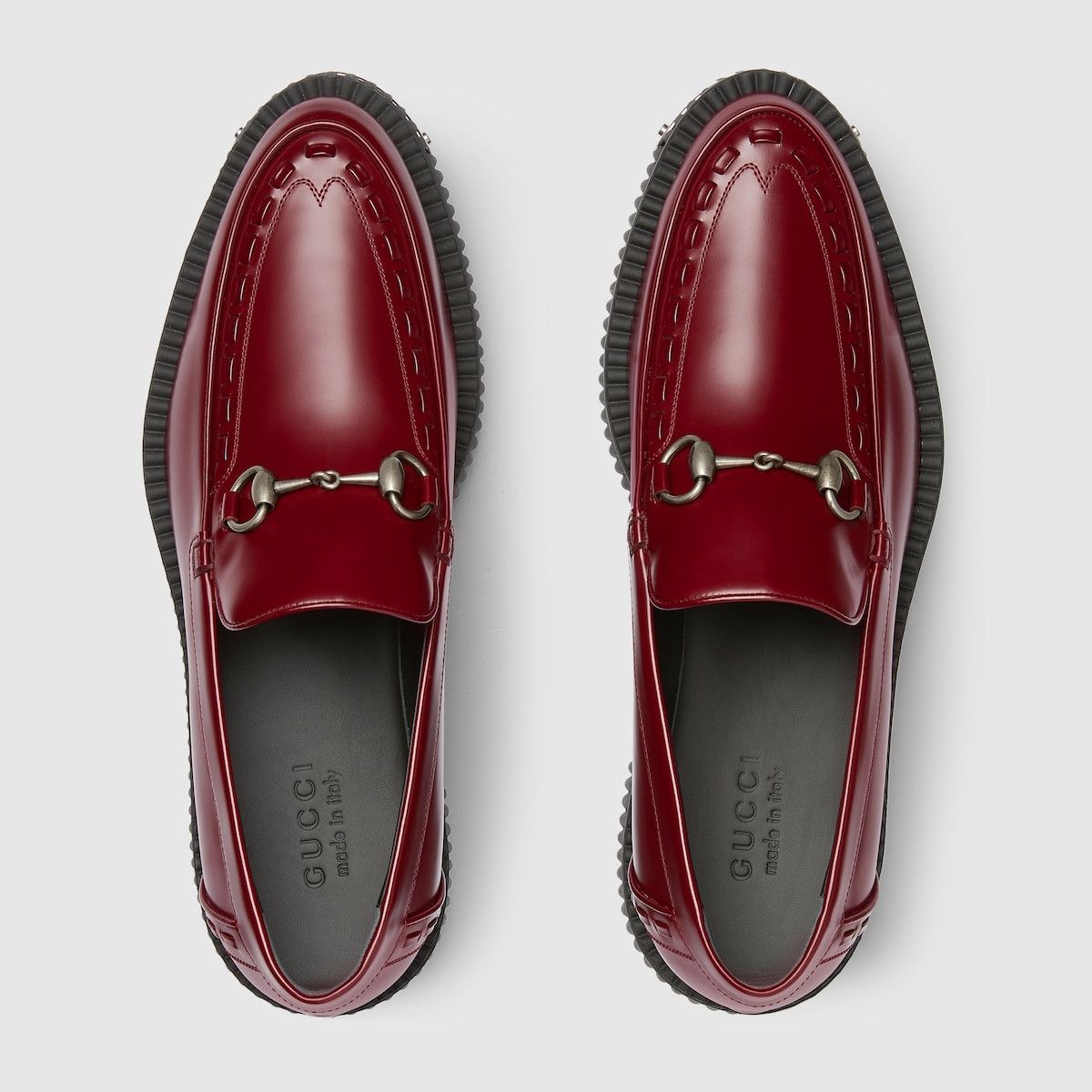 Gucci o1s1wg111025 Horsebit Creeper Loafer Shoes in Broduex Size US 7.5 / EU 40-41 - 5 Thumbnail