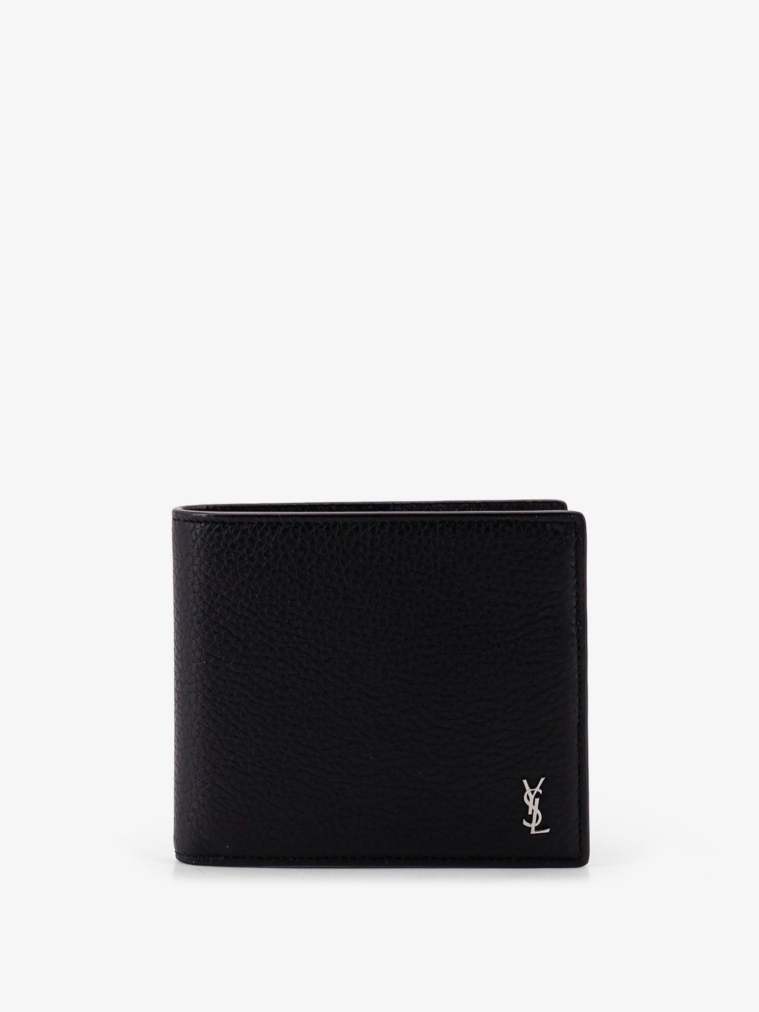 Saint Laurent Paris Tiny Hammered Leather Wallet Size ONE SIZE - 1 Thumbnail