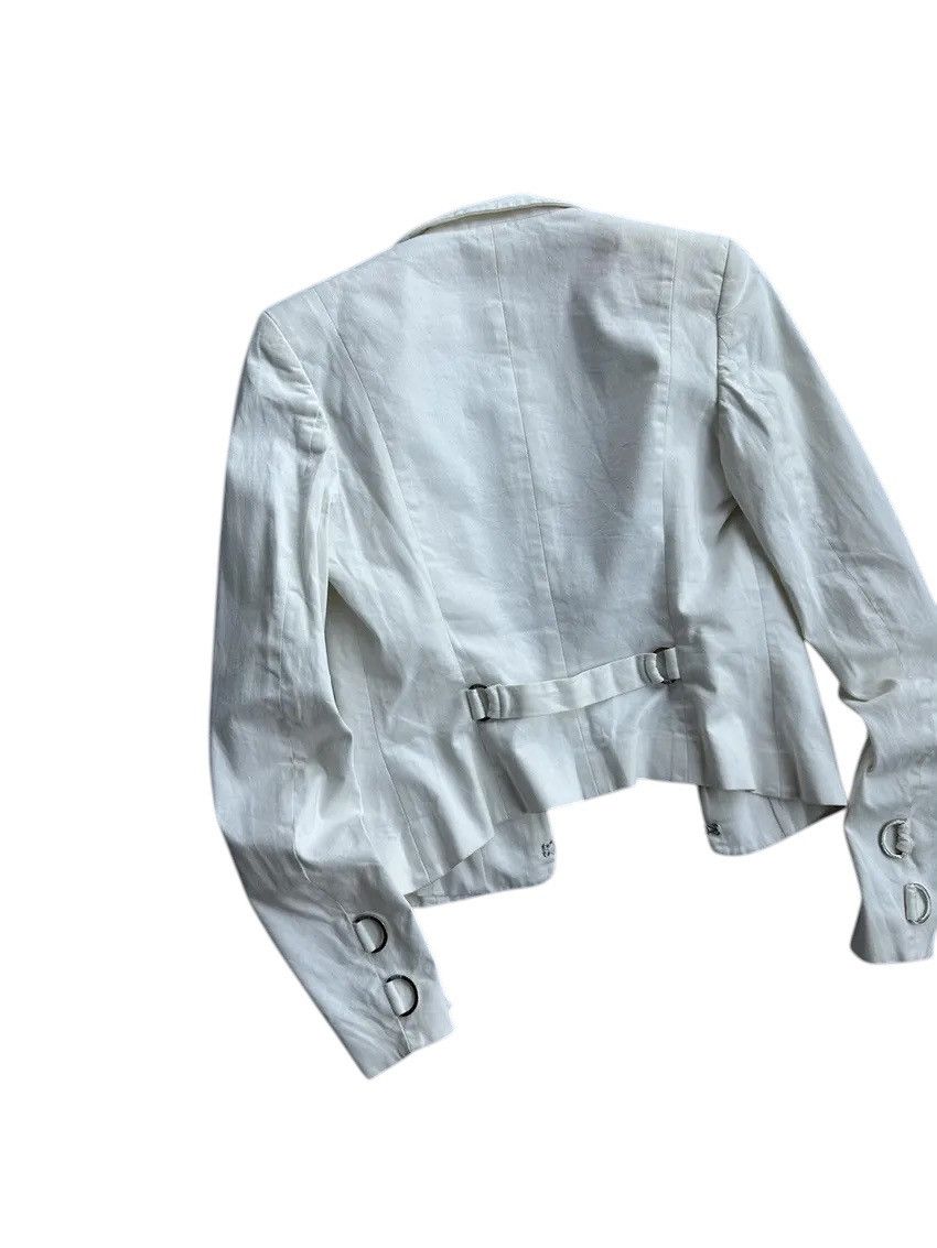 Versus Versace × Vintage Vintage Versus Versace Woman White Blazer Jacket Size S / US 4 / IT 40 - 10 Thumbnail