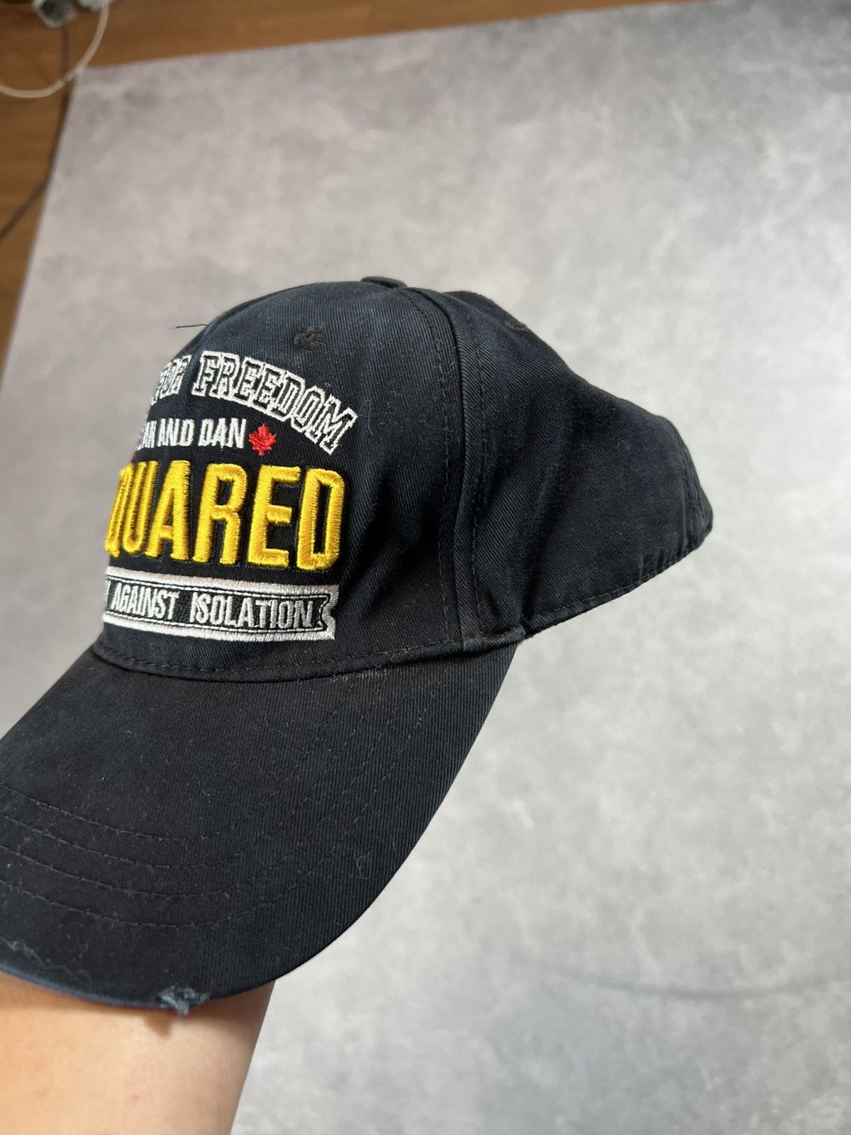 Dsquared2 🔥Vintage Dsquared2 Distressed Rare Rick Owen's style Cap Size ONE SIZE - 3 Thumbnail