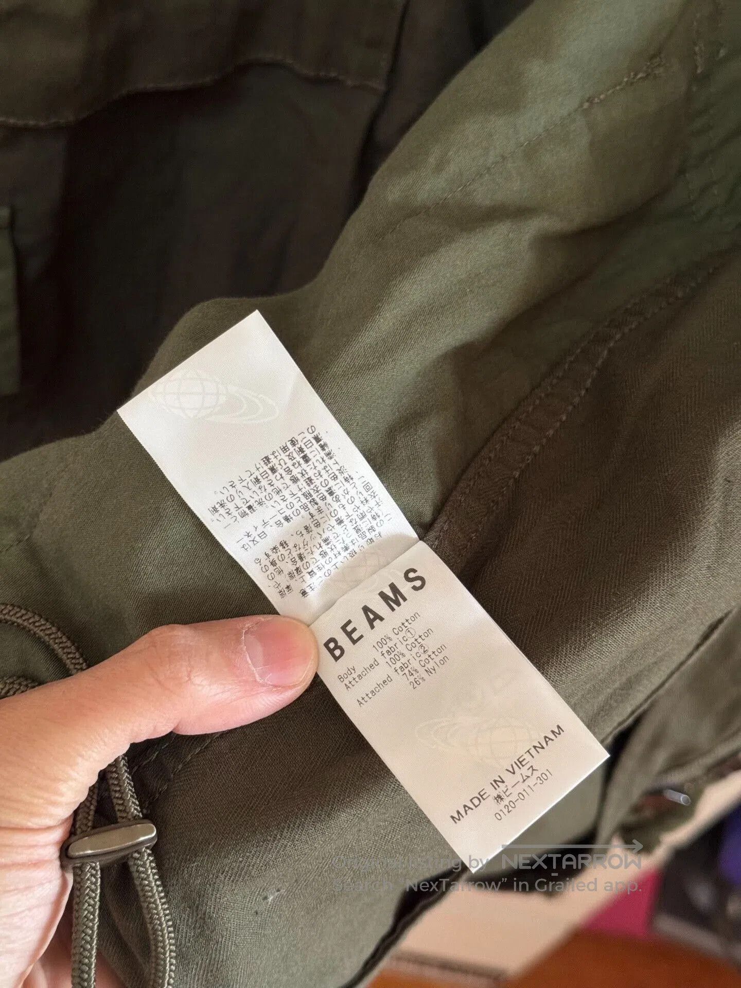 Beams Japan BEAMS M65 Utility Colorblock Jacket. Size US M / EU 48-50 / 2 - 7 Thumbnail
