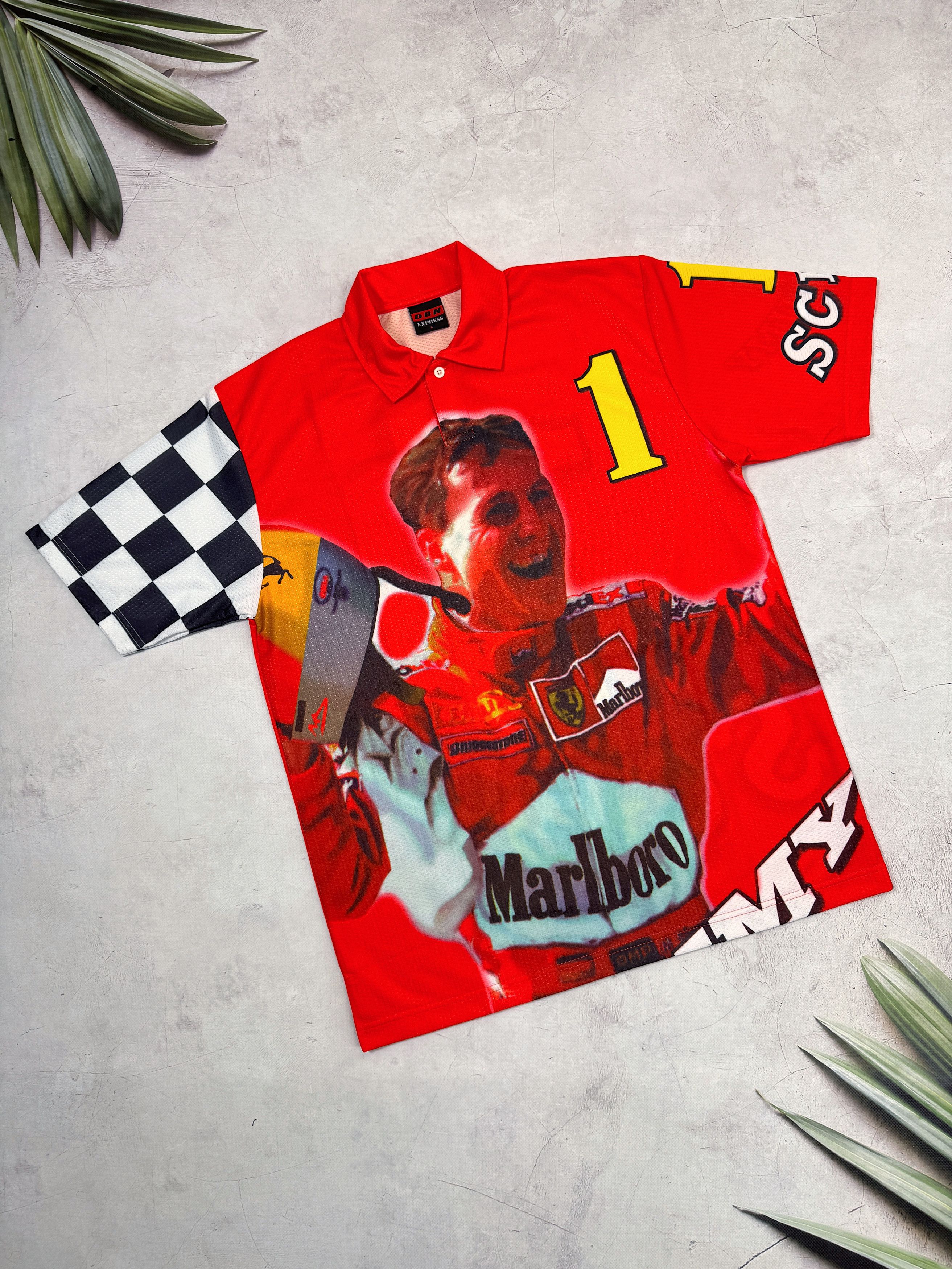 Vintage Michael SchumaherT-Shirt Ferrari F1 Team Marlboro