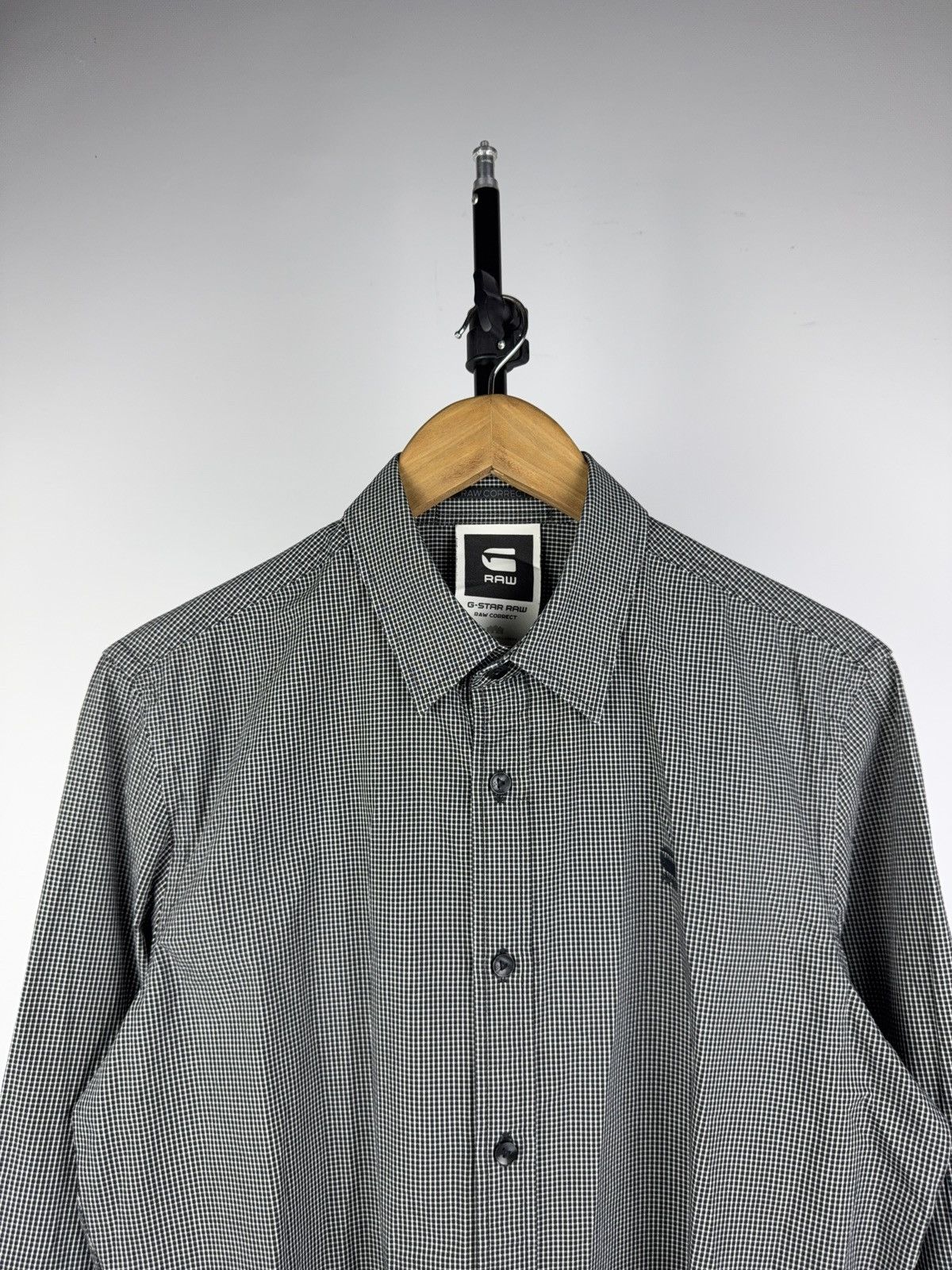 G-Star Vintage 00s Retro Style Y2K G-Star RAW Long sleeve Shirt Size US L / EU 52-54 / 3 - 2 Thumbnail
