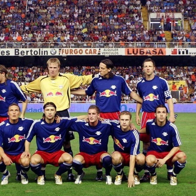 Adidas RED BULL SALZBURG 2006 2007 LONG FOOTBALL SOCCER JERSEY Size US M / EU 48-50 / 2 - 10 Thumbnail