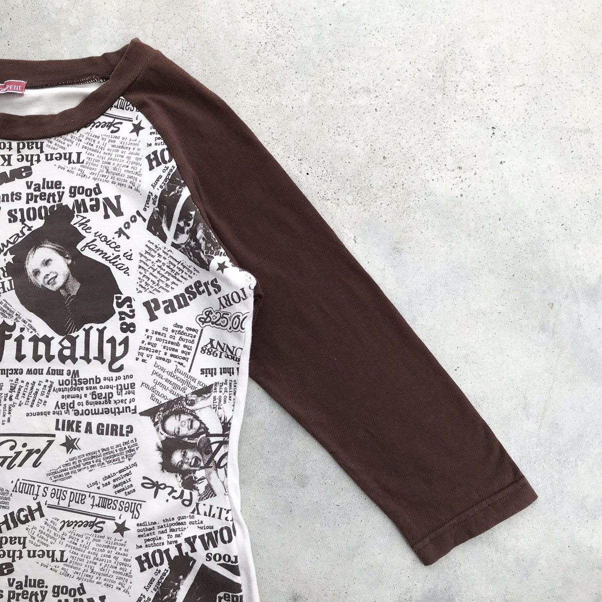 Hysteric Glamour Andisstion Petit / Hysteric - Like A Girl Raglan T-Shirt Size XS / US 0-2 / IT 36-38 - 6 Thumbnail