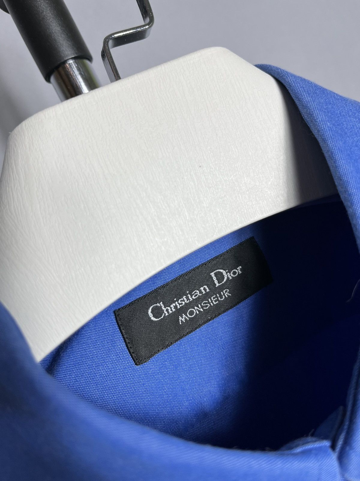 Dior Christian Dior blue shirt button down mens cotton luxury Size US L / EU 52-54 / 3 - 5 Thumbnail