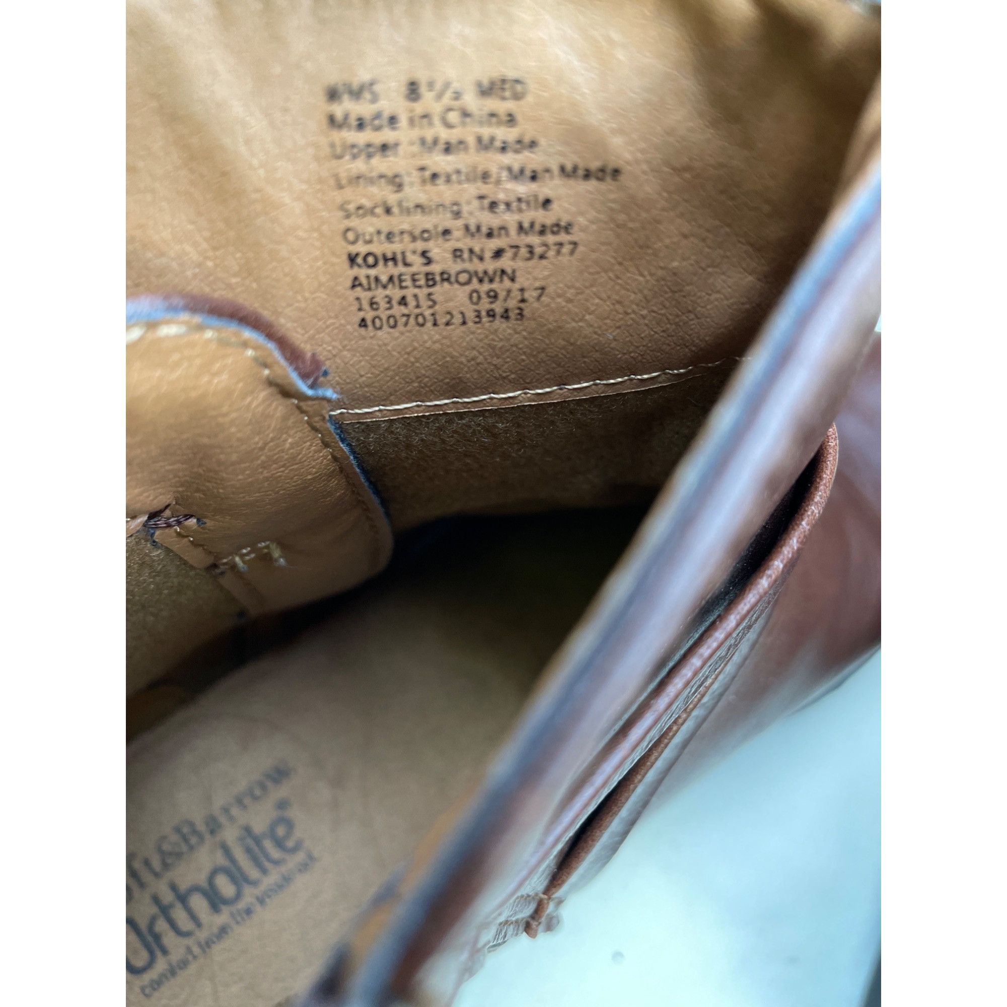 Croft & Barrow Croft & Barrow Otholite Women's Brown Ankle Boots Shoes Size Size US 8.5 / IT 38.5 - 6 Thumbnail