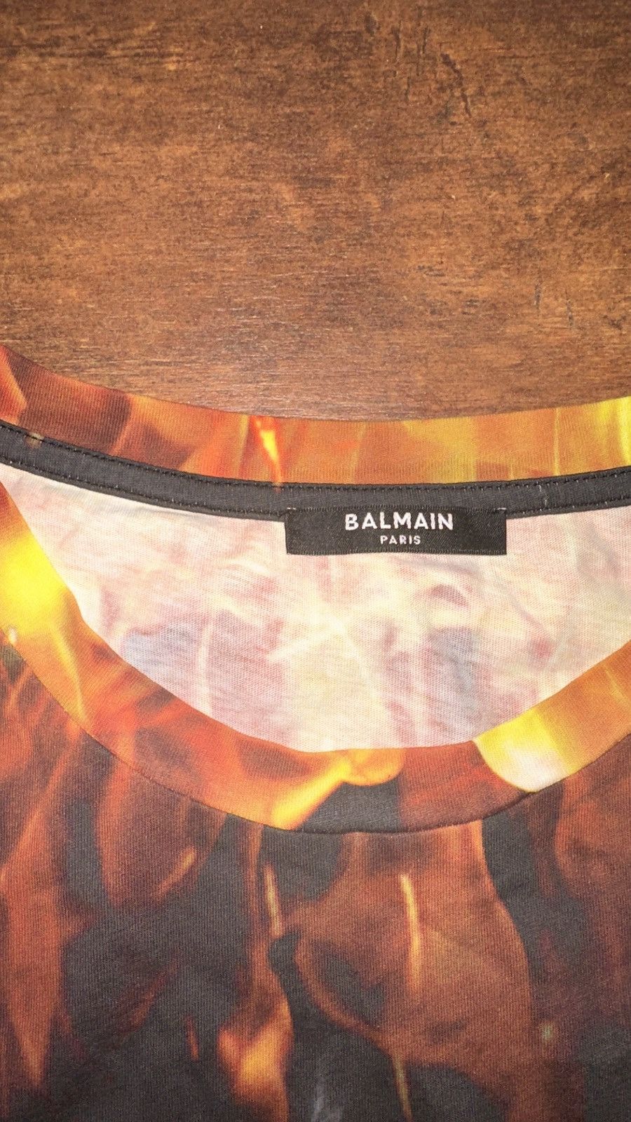 Balenciaga Balmain Flame tshirt Size US XL / EU 56 / 4 - 3 Thumbnail
