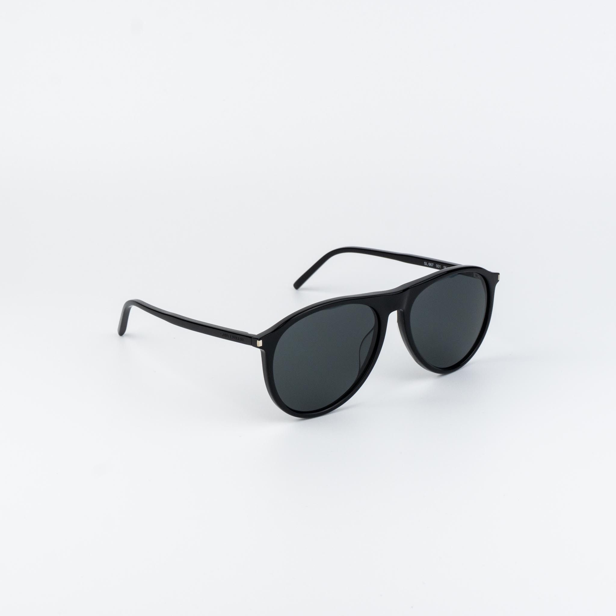 Saint Laurent Paris Saint Laurent Men Sunglasses Pilot SL667 001 NEW AUTHENTIC Size ONE SIZE - 4 Thumbnail