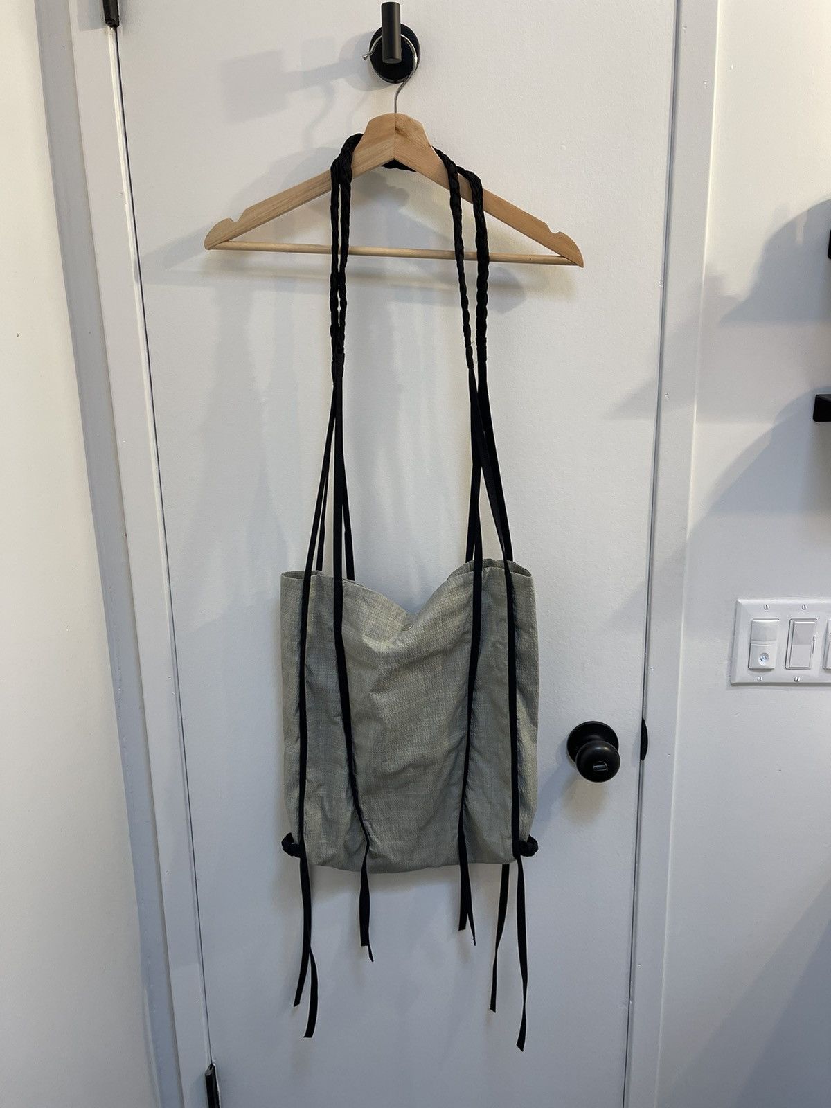 KIKO KOSTADINOV Gray Maersk Check Tote