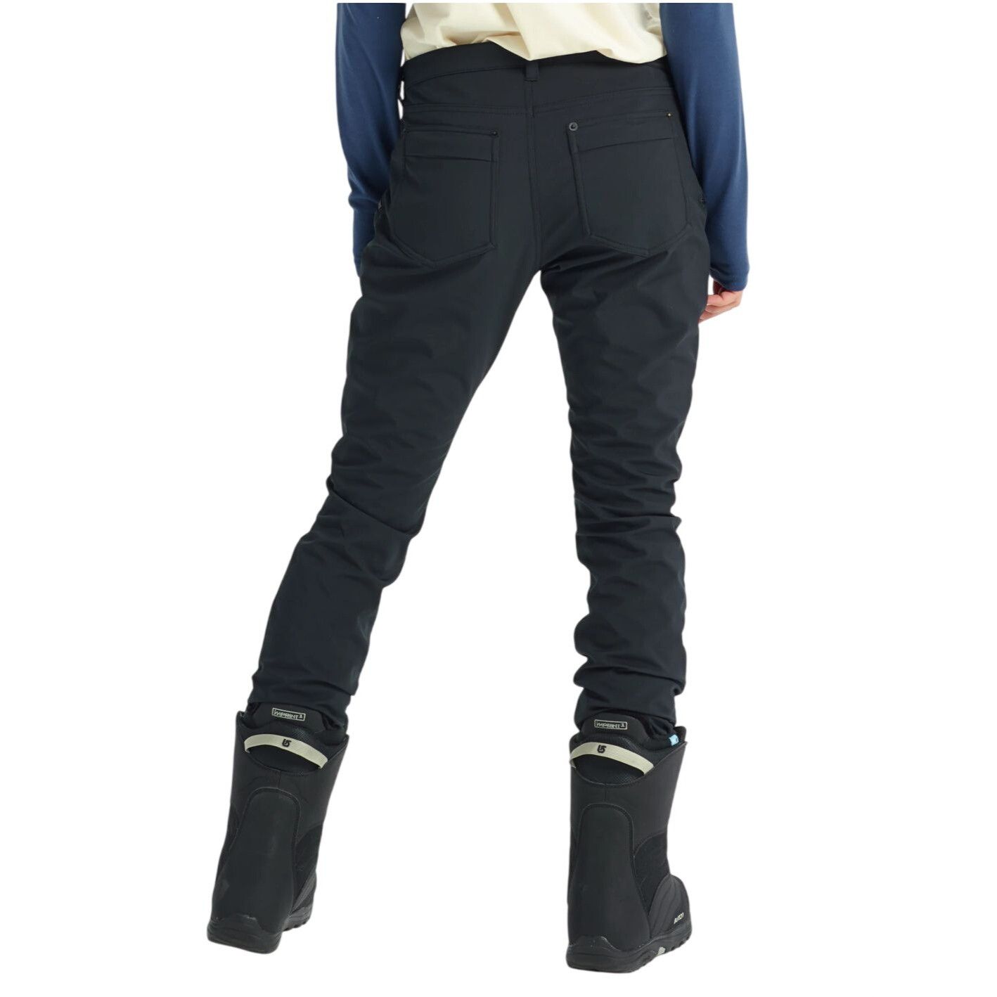 Burton NWT Women's Burton XL Ivy Under-Boot Snowboard Pants Black M Size 38" / US 16 / IT 52 - 19 Thumbnail