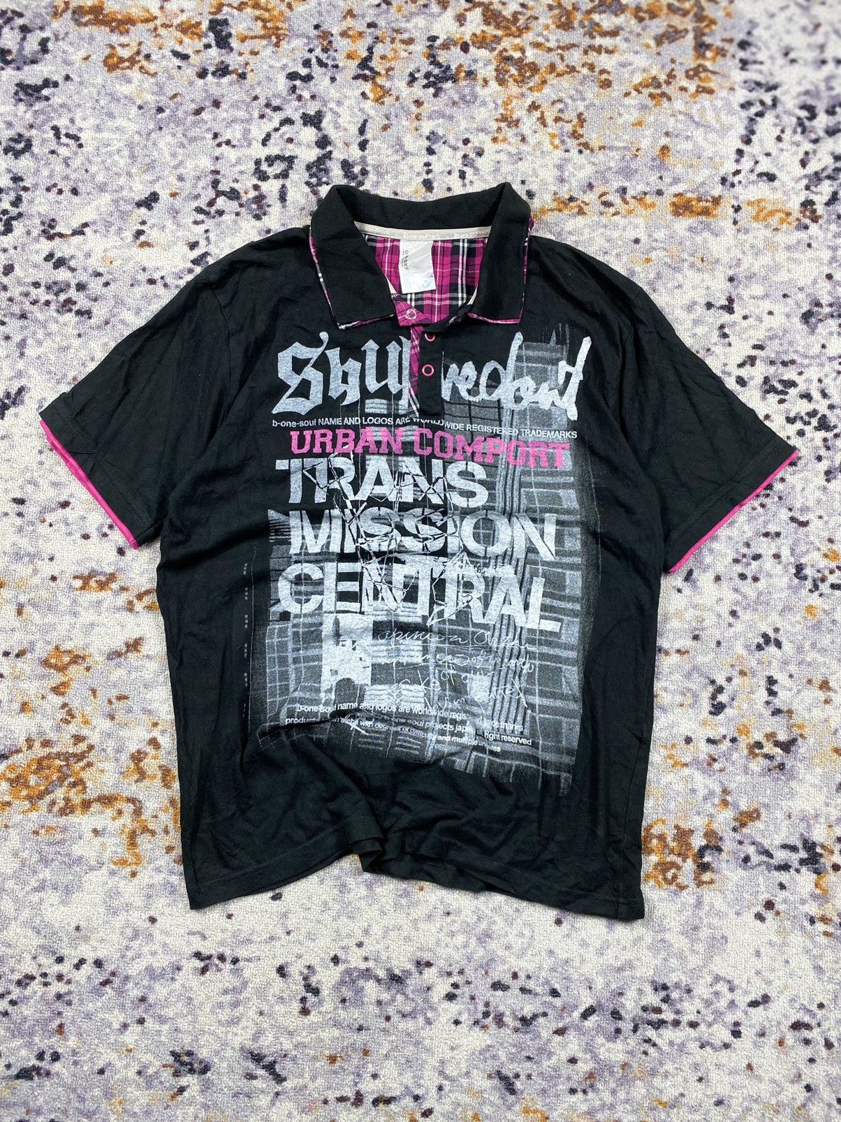 Japanese Brand Double layer B-One-SoulProjects poem ghoticpunk ifsix style Size US L / EU 52-54 / 3 - 1 Thumbnail