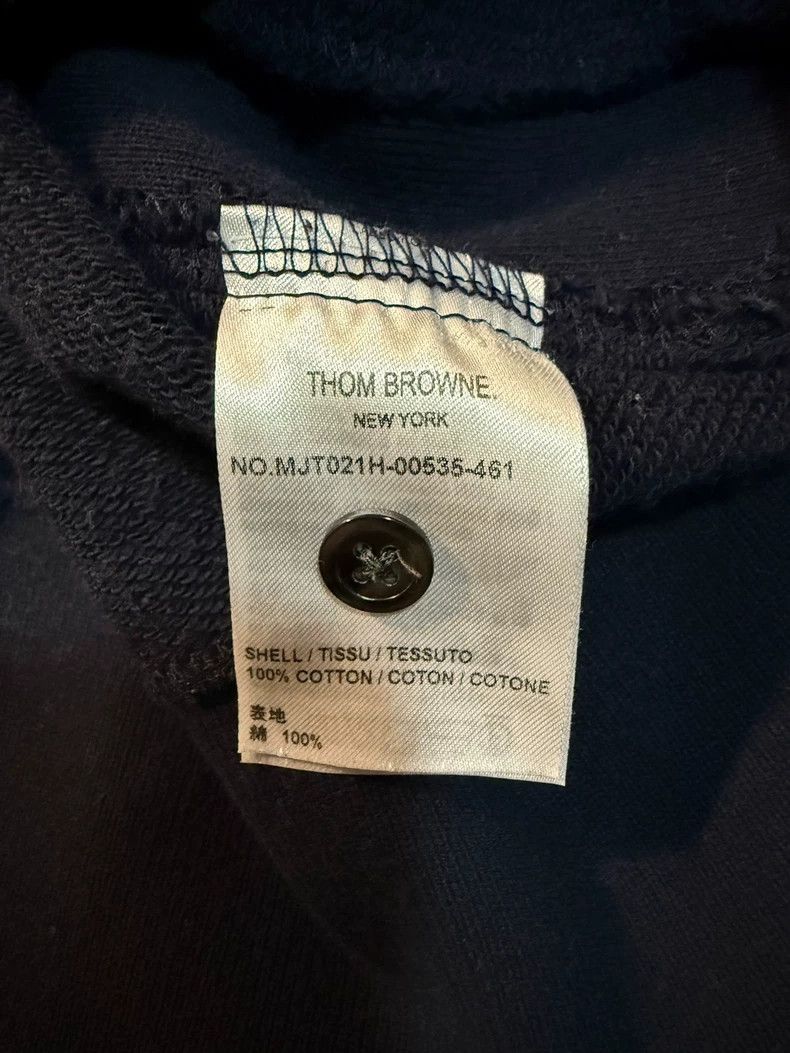 Thom Browne Thom Browne Round neck hoodie Size US XL / EU 56 / 4 - 6 Thumbnail