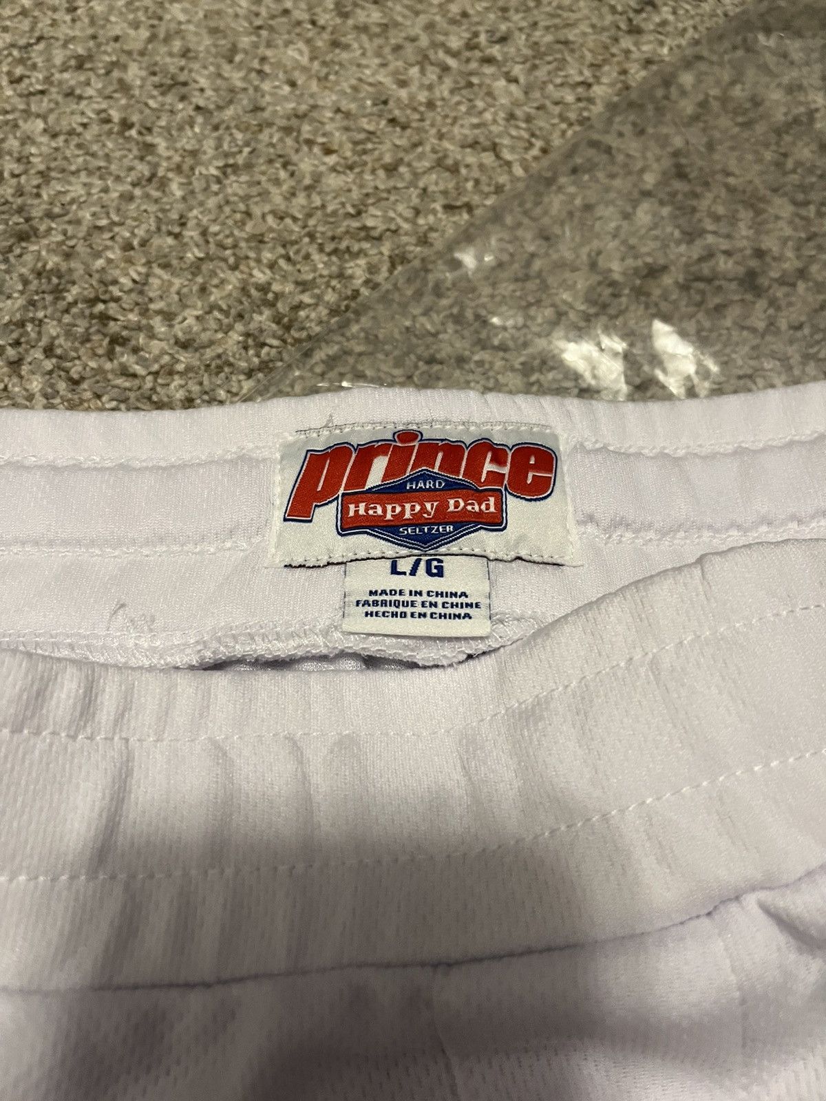 Full Send × Prince Prince VS Happy Dad Mesh Shorts White Size US 32 / EU 48 - 3 Thumbnail