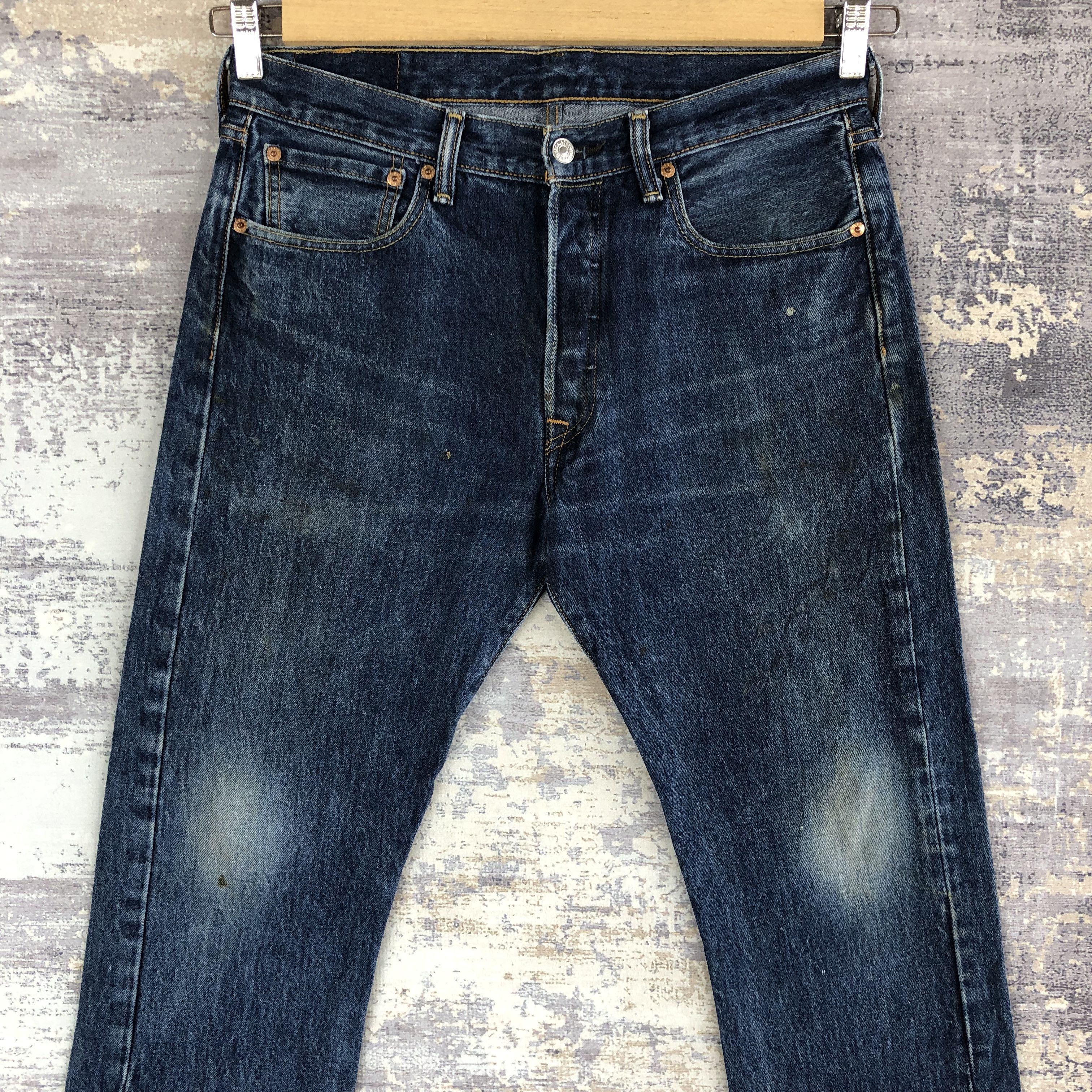 Levi's Vintage Levis 501 Jeans Levi's Faded Blue Earth Tone Denim Size US 32 / EU 48 - 3 Thumbnail