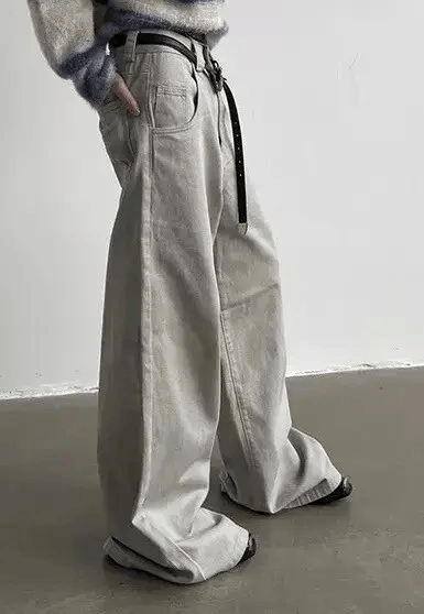 Japanese Brand × Jean × Vintage Fashion Dragging Skater Baggy Jeans Unisex Size US 30 / EU 46 - 3 Thumbnail