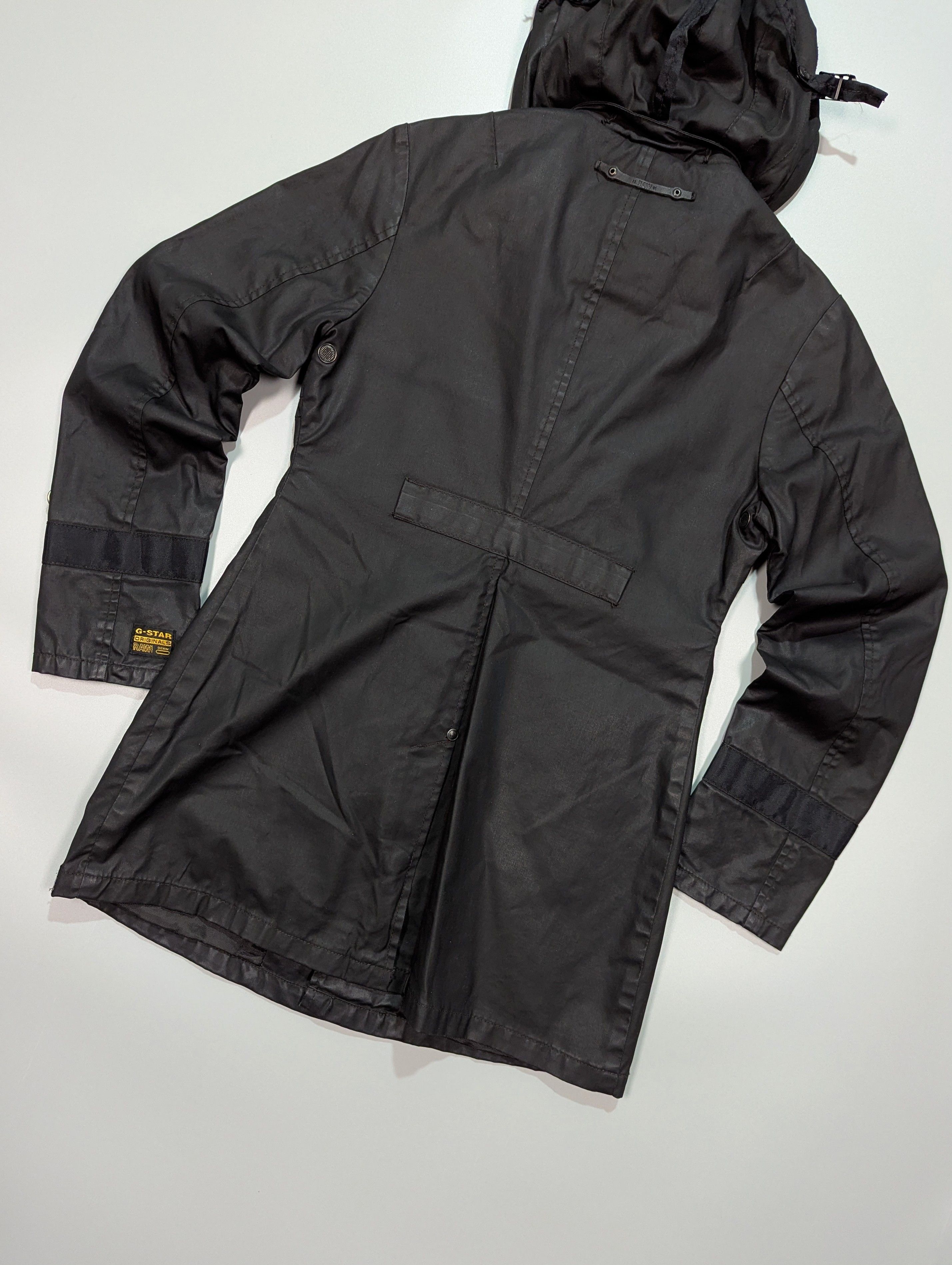 G-Star G - Star RAW Shefton Hooded Womens Black Long Coat/Jacket Size S / US 4 / IT 40 - 6 Thumbnail