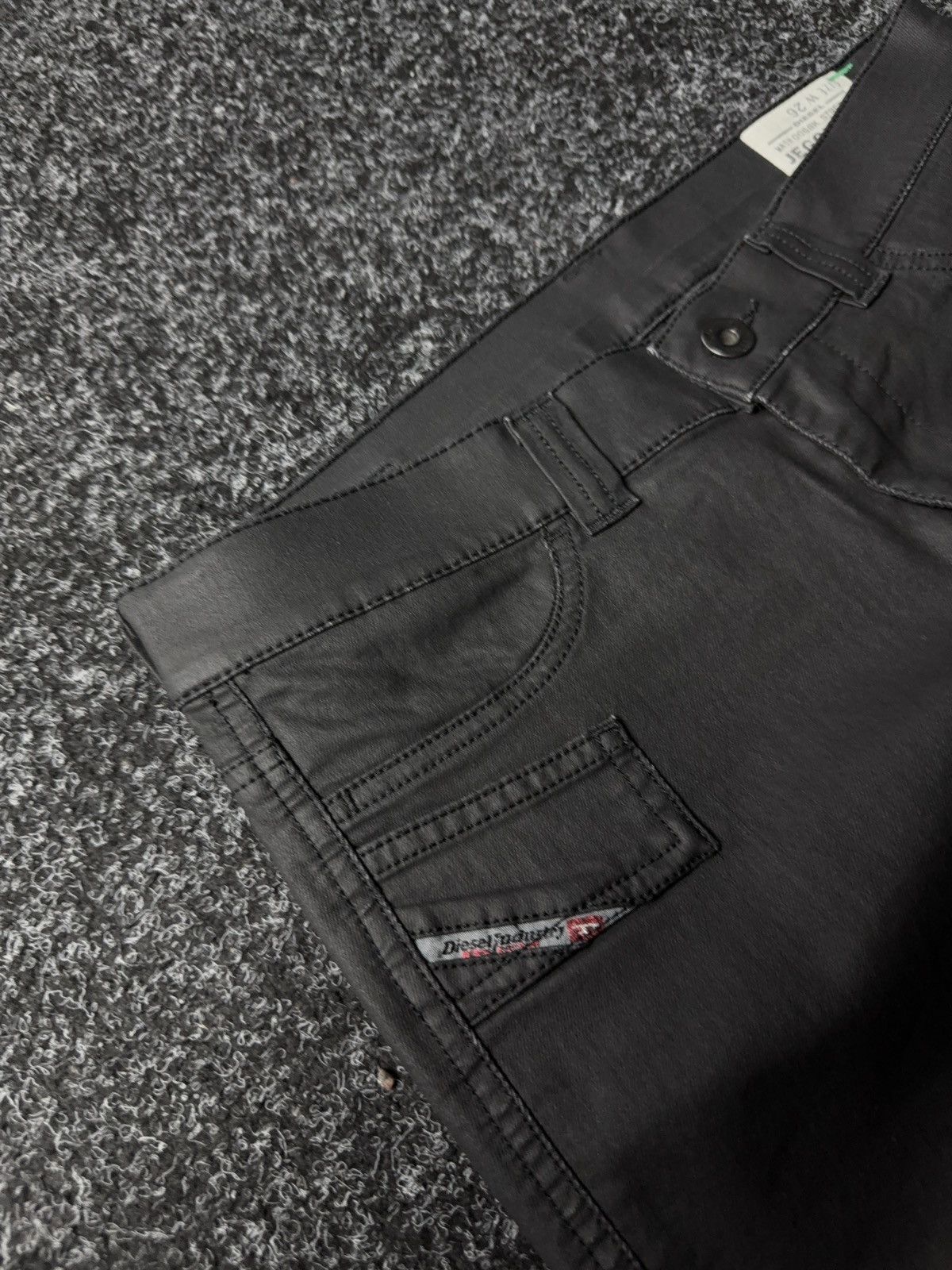 Diesel Luxury Designer 00s Diesel Jegonfire Retro Waxed style Size 26" / US 2 / IT 38 - 5 Thumbnail