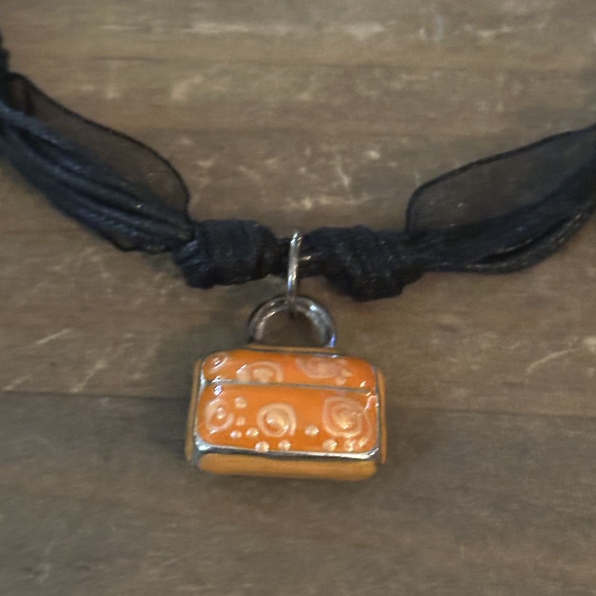 Other Handbag charm black ribbon necklace Size ONE SIZE - 4 Thumbnail